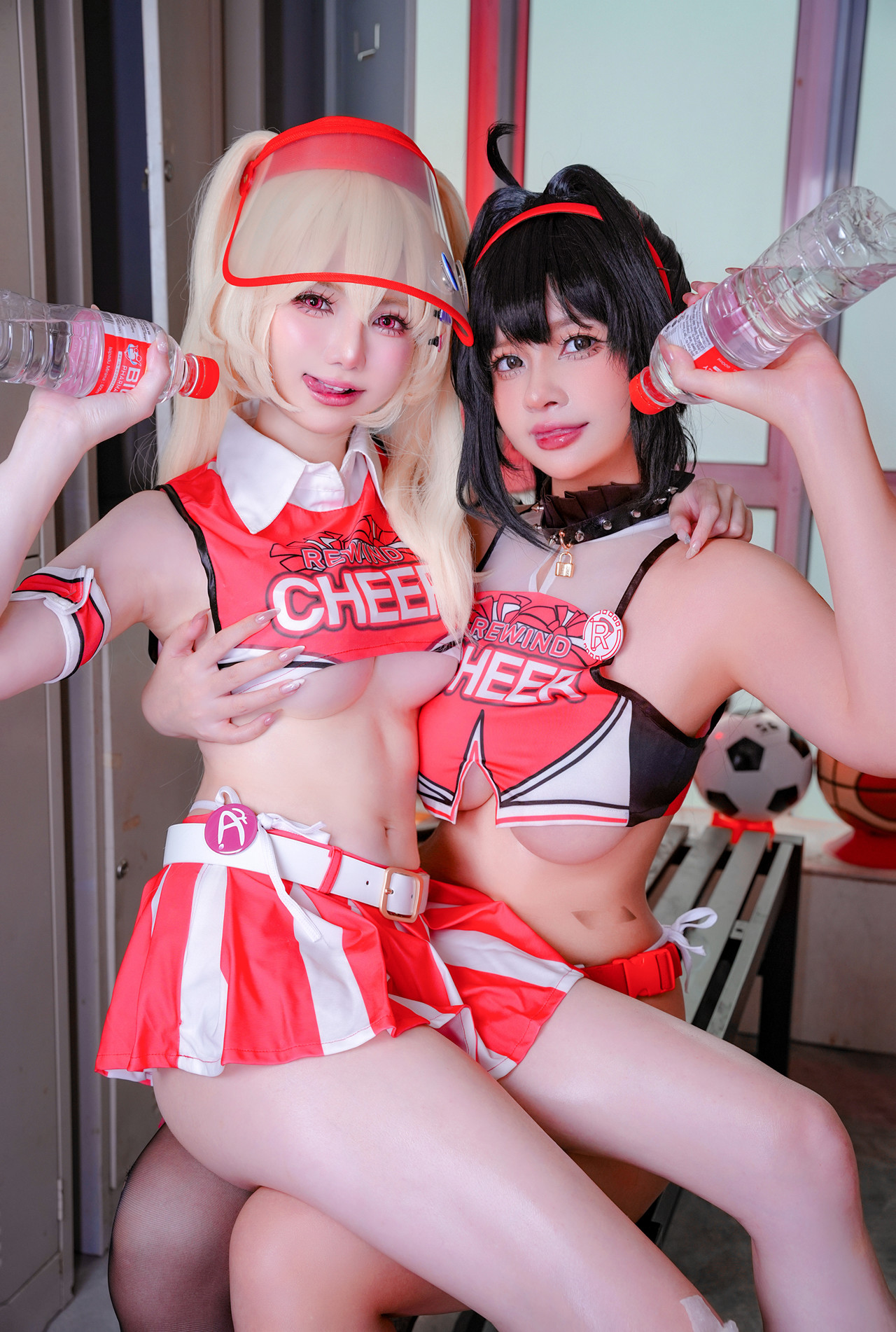Cosplay Azami福利 & Sally多啦雪 Bay x Clay
