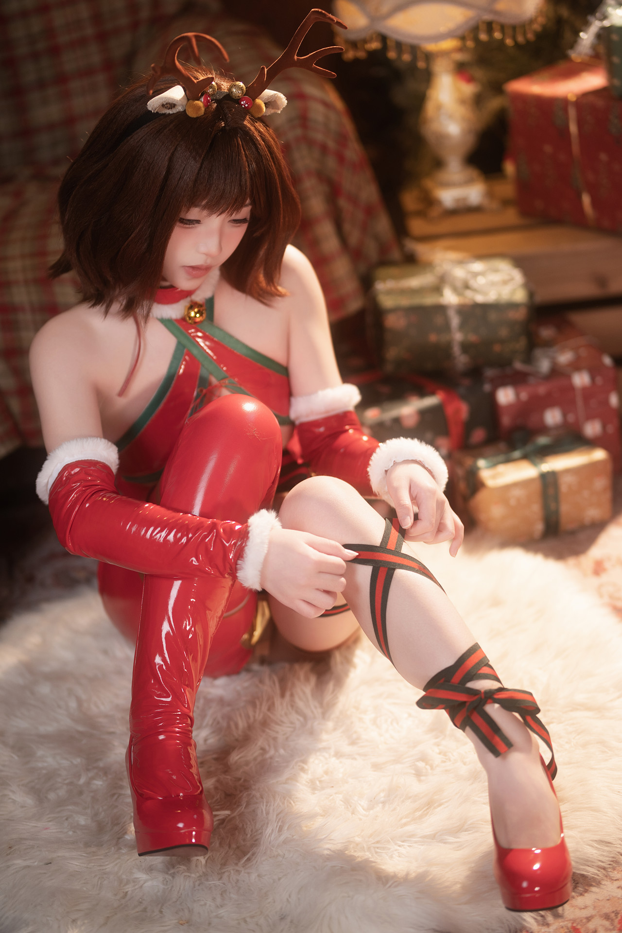 Cosplay Bangni邦尼 圣诞小鹿 Set.01