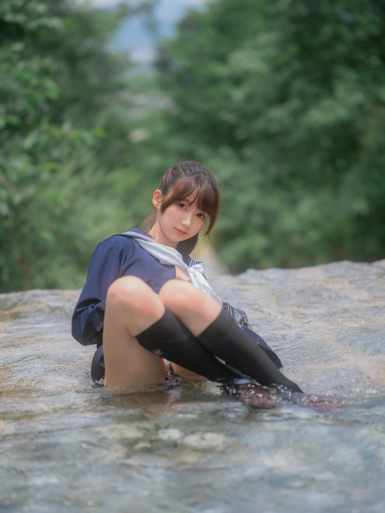 Cosplay Nagisa魔物喵 – 川で水遊び Set.02