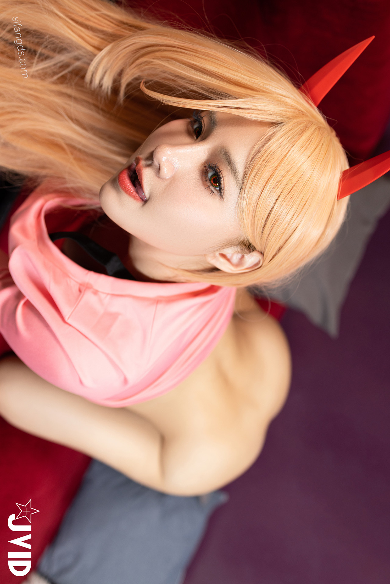 JVID Lele 樂樂 鏈鋸人惡魔帕瓦狂氣豪乳完整版這奶子真是大刺激 Set.03