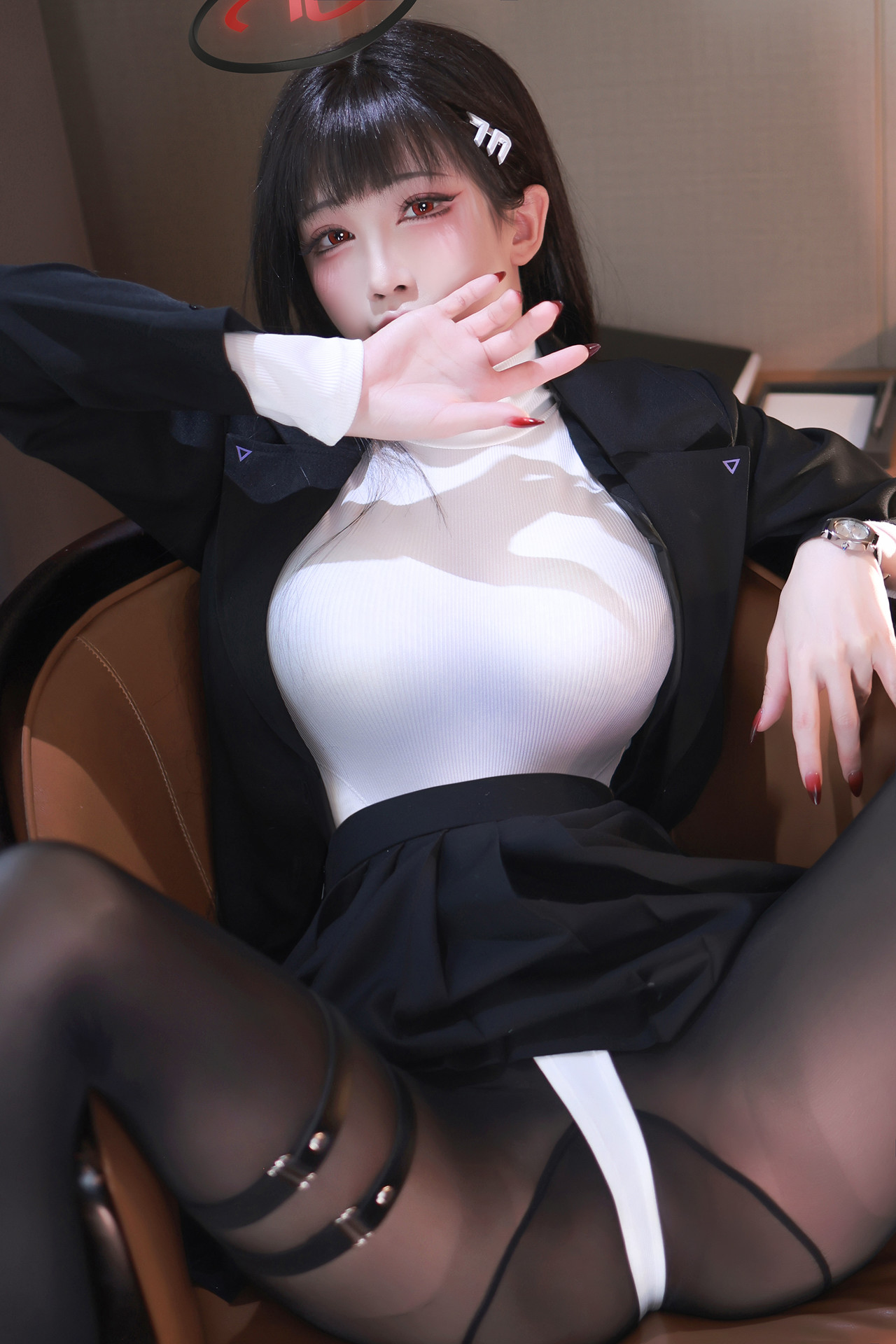 Cosplay 水淼Aqua – 蔚蓝档案调月莉音