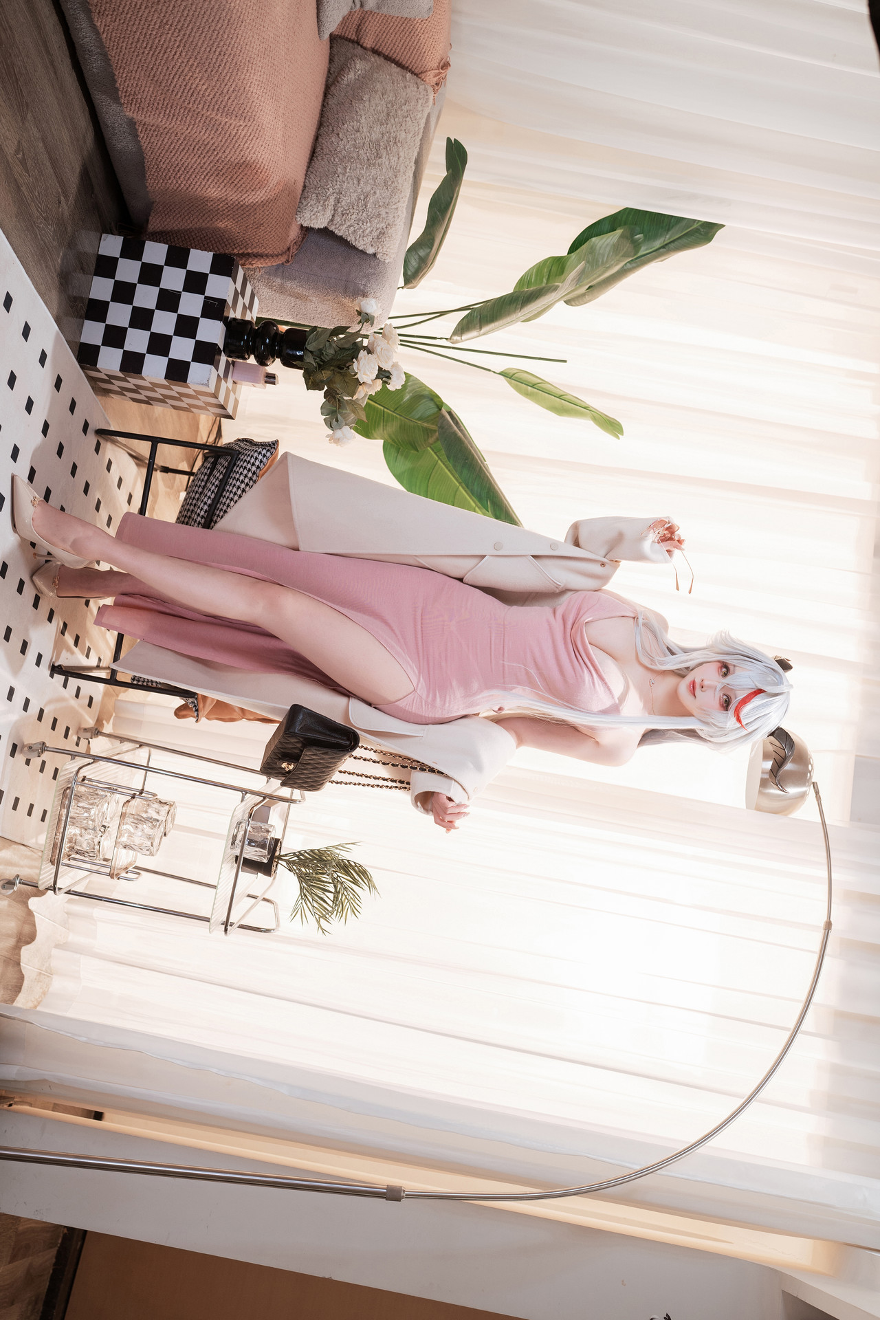 Cosplay Rioko凉凉子 – 碧蓝航线 埃吉尔卧室版