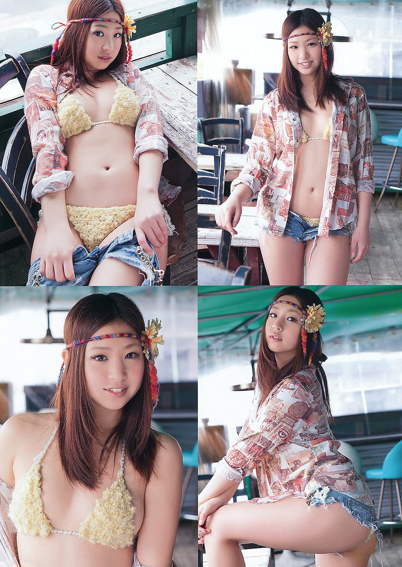 Sakura Kokomi 桜ここみ, Minori Hatsune 初音みのり, Young Animal 2012 No.11 (ヤングアニマル 2012年11号)
