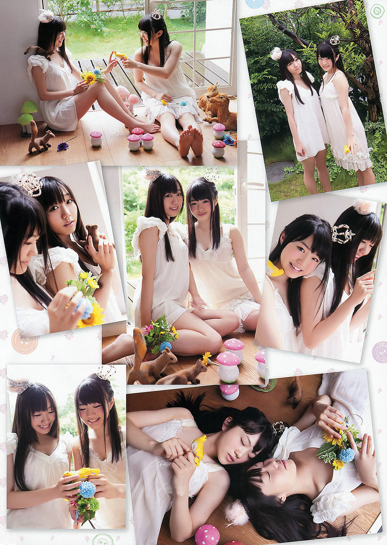 Rena Matsui 松井玲奈, Airi Furukawa 古川愛李, Shiori Ogiso 小木曽汐莉, Akari Suda 須田亜香里, Young Animal 2012 No.18