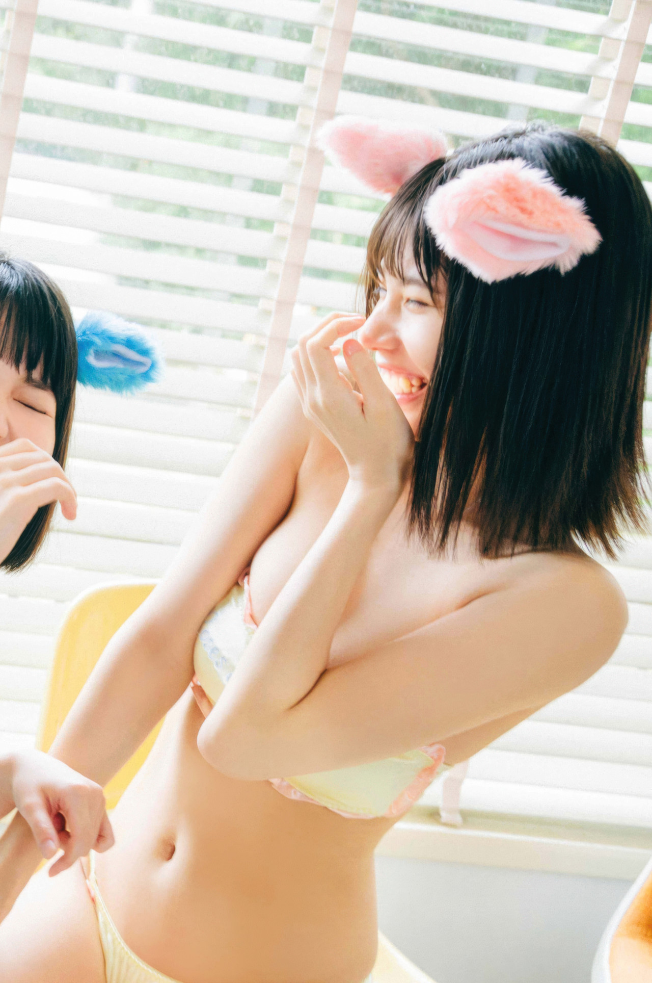 Nemoto Nagi 根本凪, Rin Kaname 鹿目凛, from でんぱ組.inc 写真集 ねもぺろ 「萌えキュン」 だけじゃありません。 Set.01