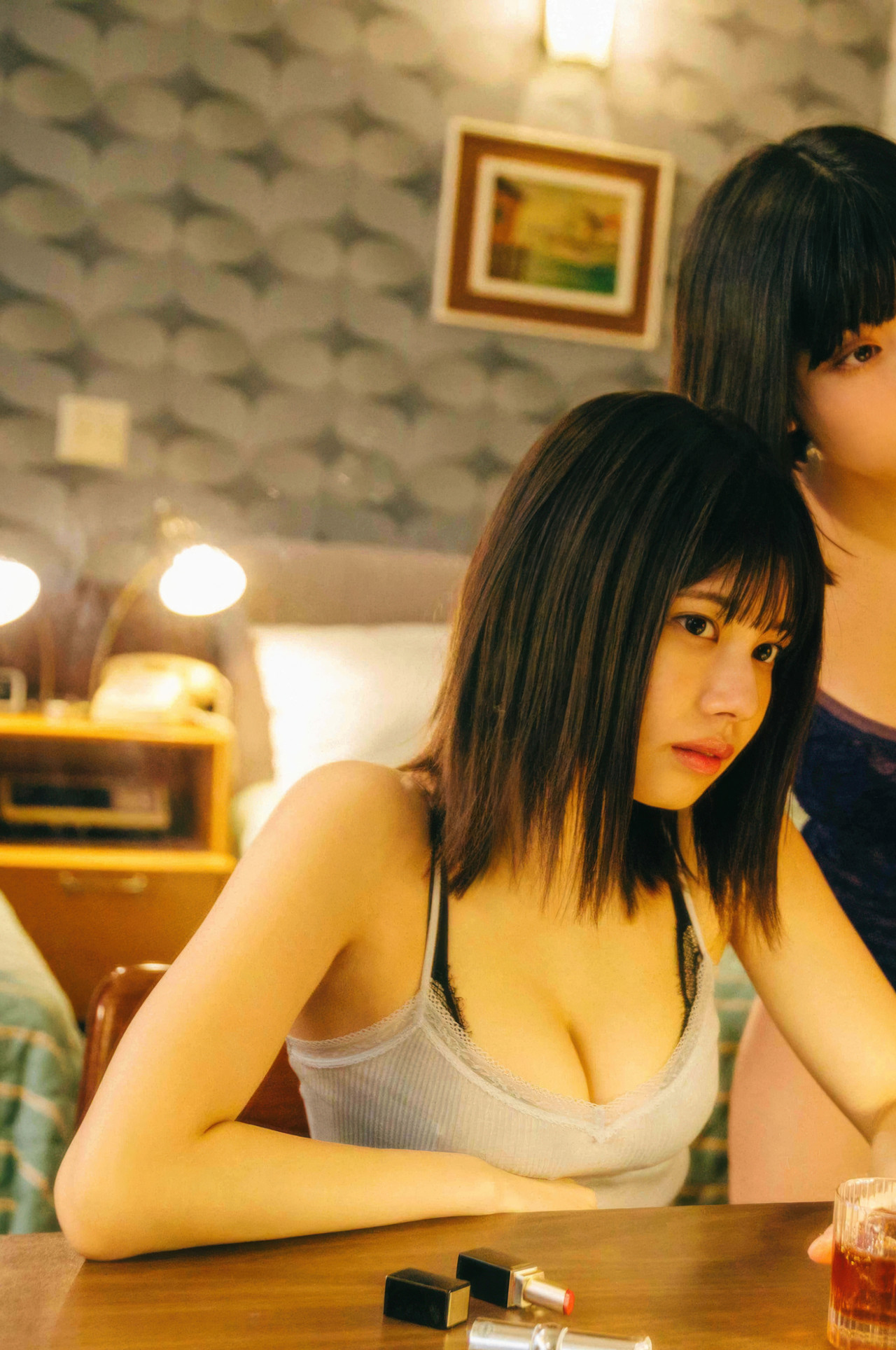 Nemoto Nagi 根本凪, Rin Kaname 鹿目凛, from でんぱ組.inc 写真集 ねもぺろ 「萌えキュン」 だけじゃありません。 Set.01
