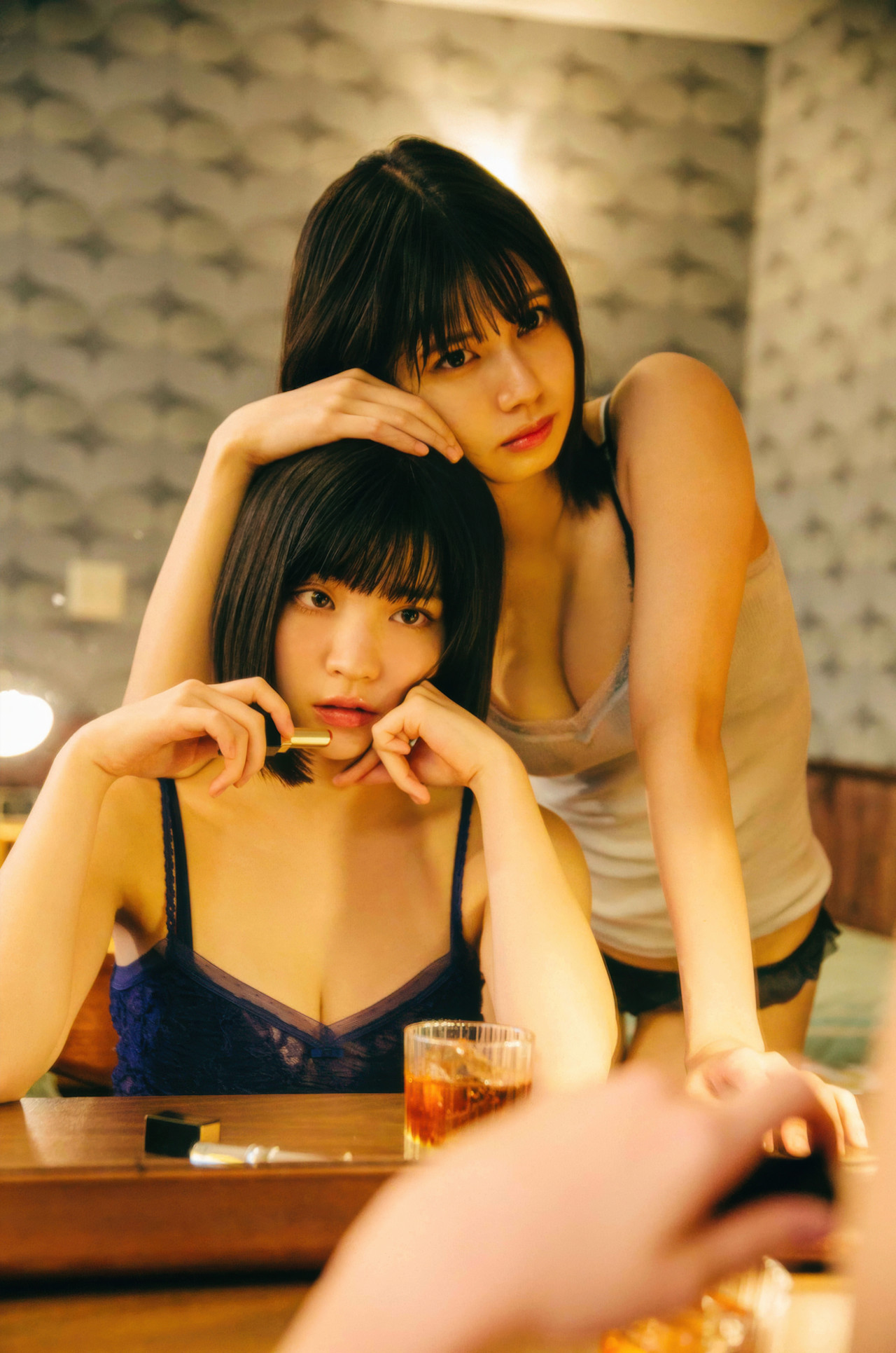 Nemoto Nagi 根本凪, Rin Kaname 鹿目凛, from でんぱ組.inc 写真集 ねもぺろ 「萌えキュン」 だけじゃありません。 Set.01