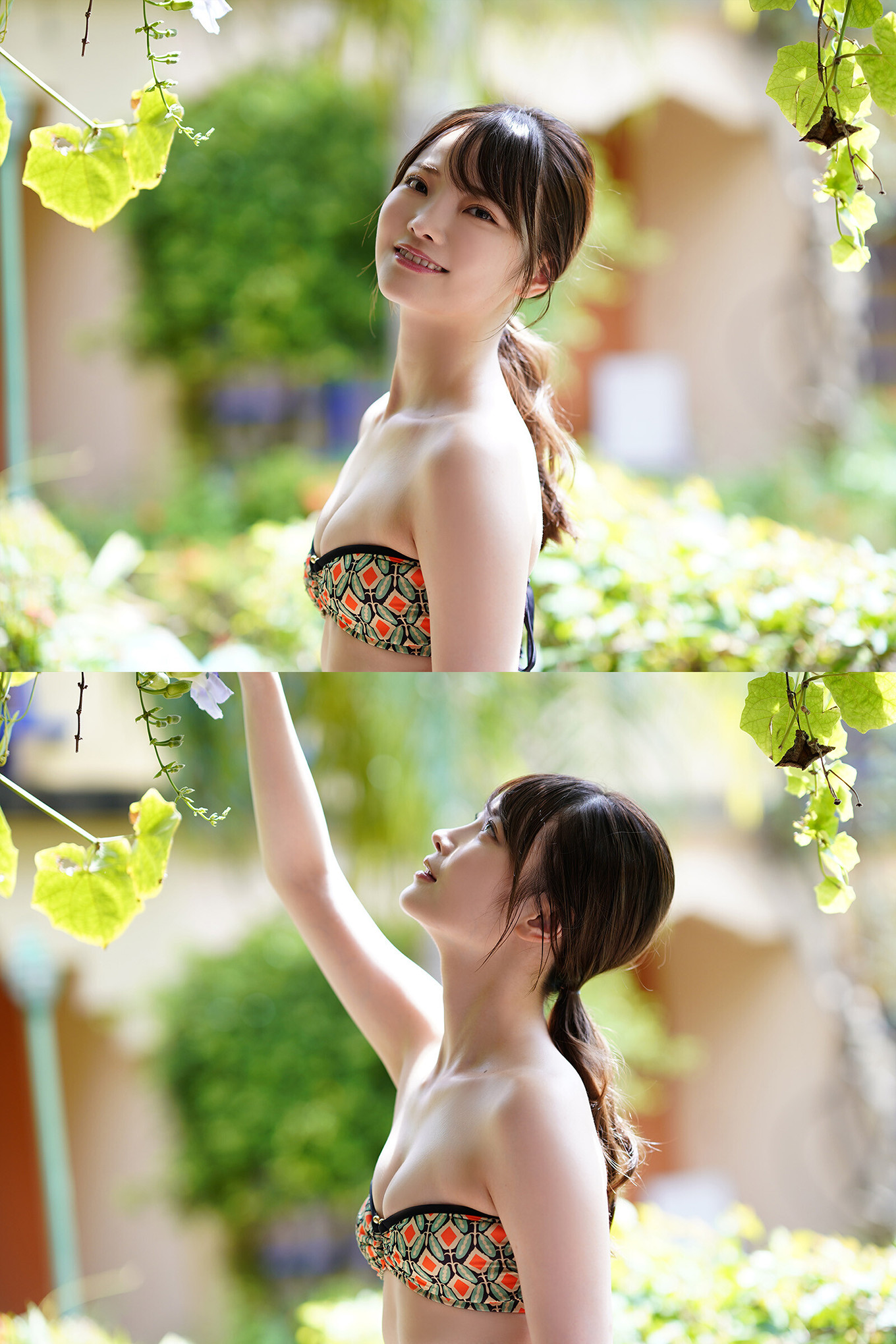 Himeka Araya 新谷姫加, 漫画アクションデジタル写真集 「Garden」 Set.01