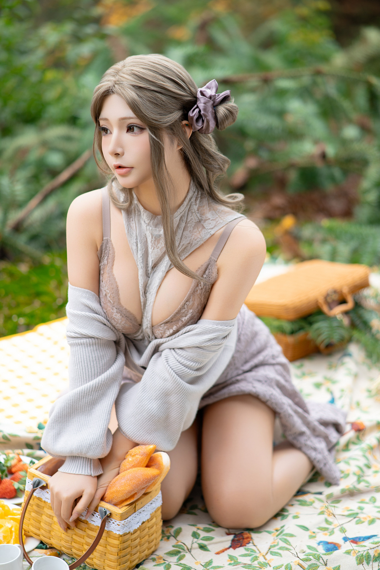 Cosplay Yuuhui玉汇 – 太太的春游计划 Set.01