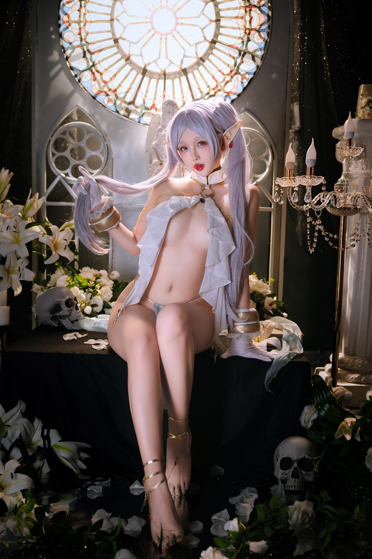 Cosplay Rinaijiao日奈娇 – 芙莉莲（圣光版）