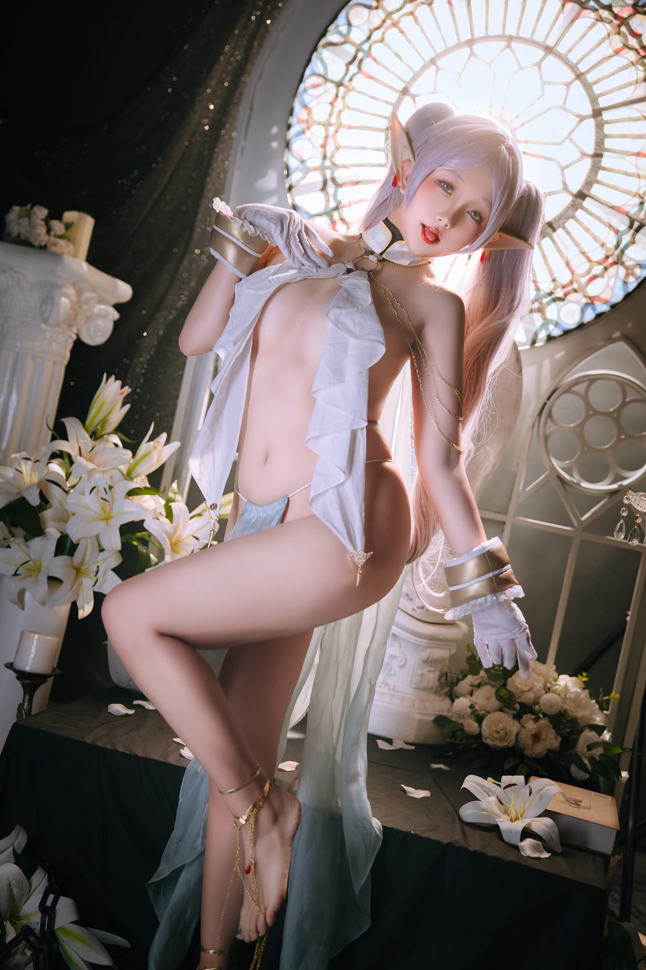 Cosplay Rinaijiao日奈娇 – 芙莉莲（圣光版）
