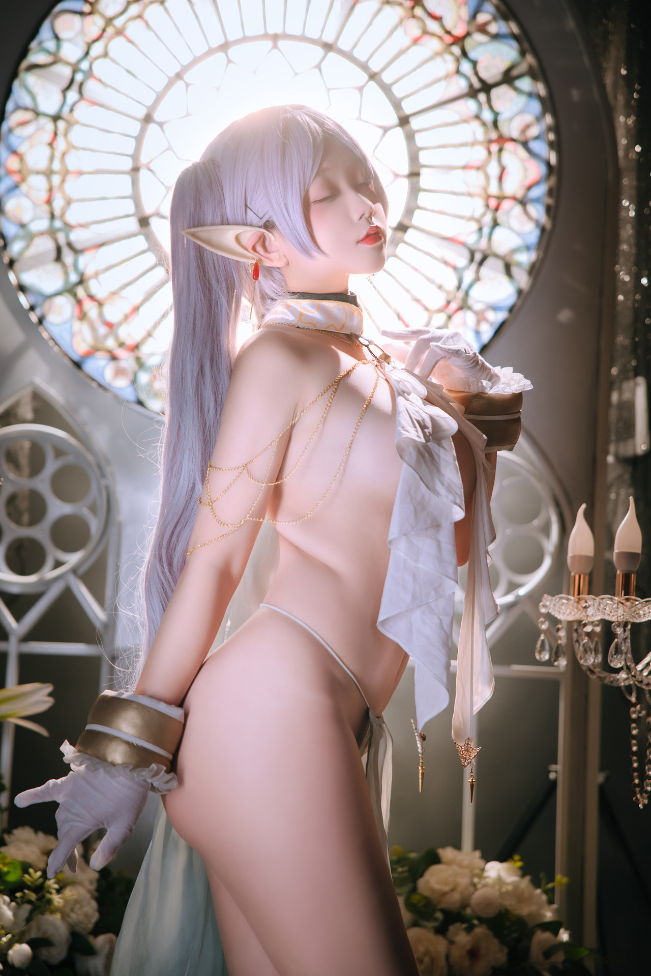 Cosplay Rinaijiao日奈娇 – 芙莉莲（圣光版）