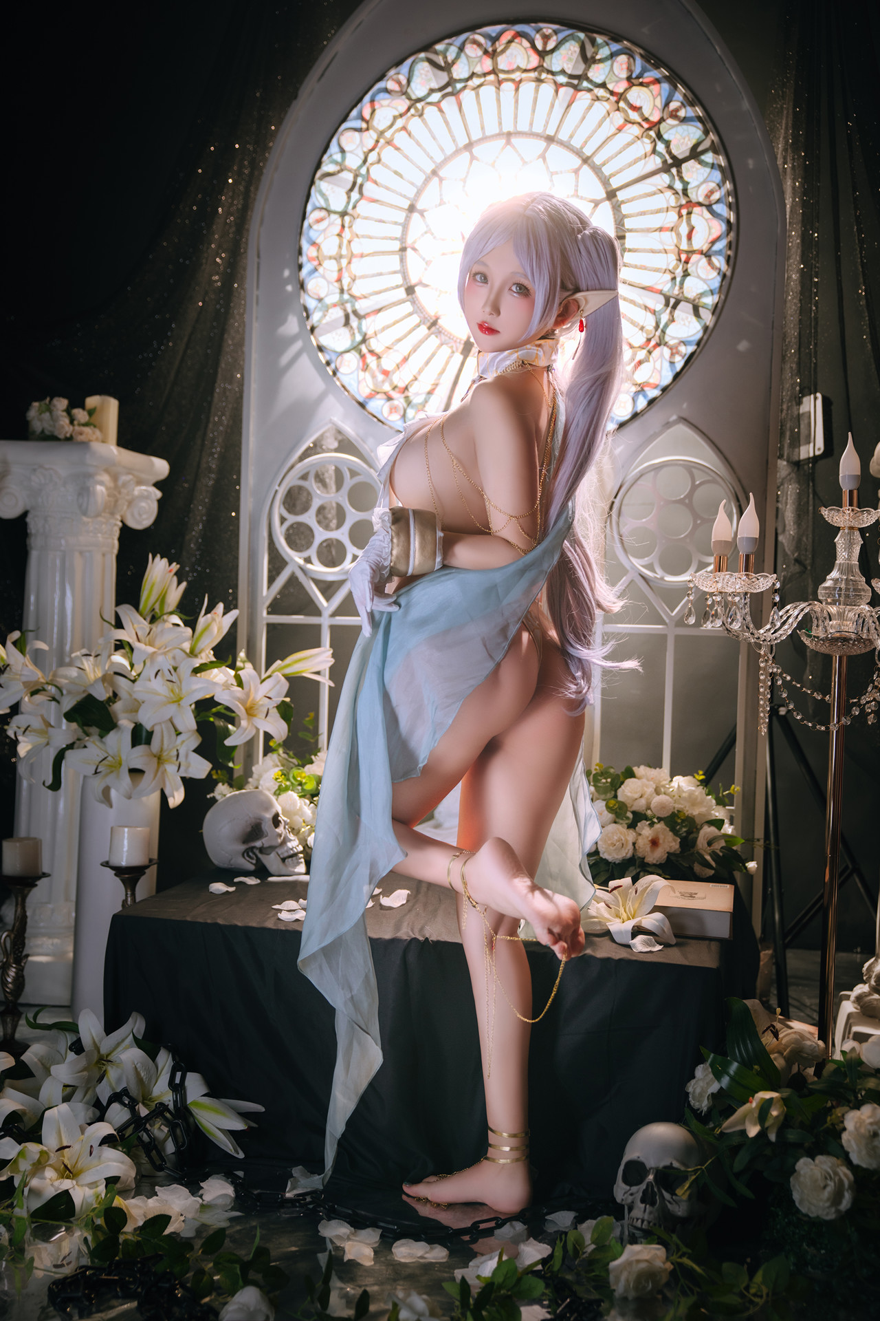 Cosplay Rinaijiao日奈娇 – 芙莉莲（圣光版）