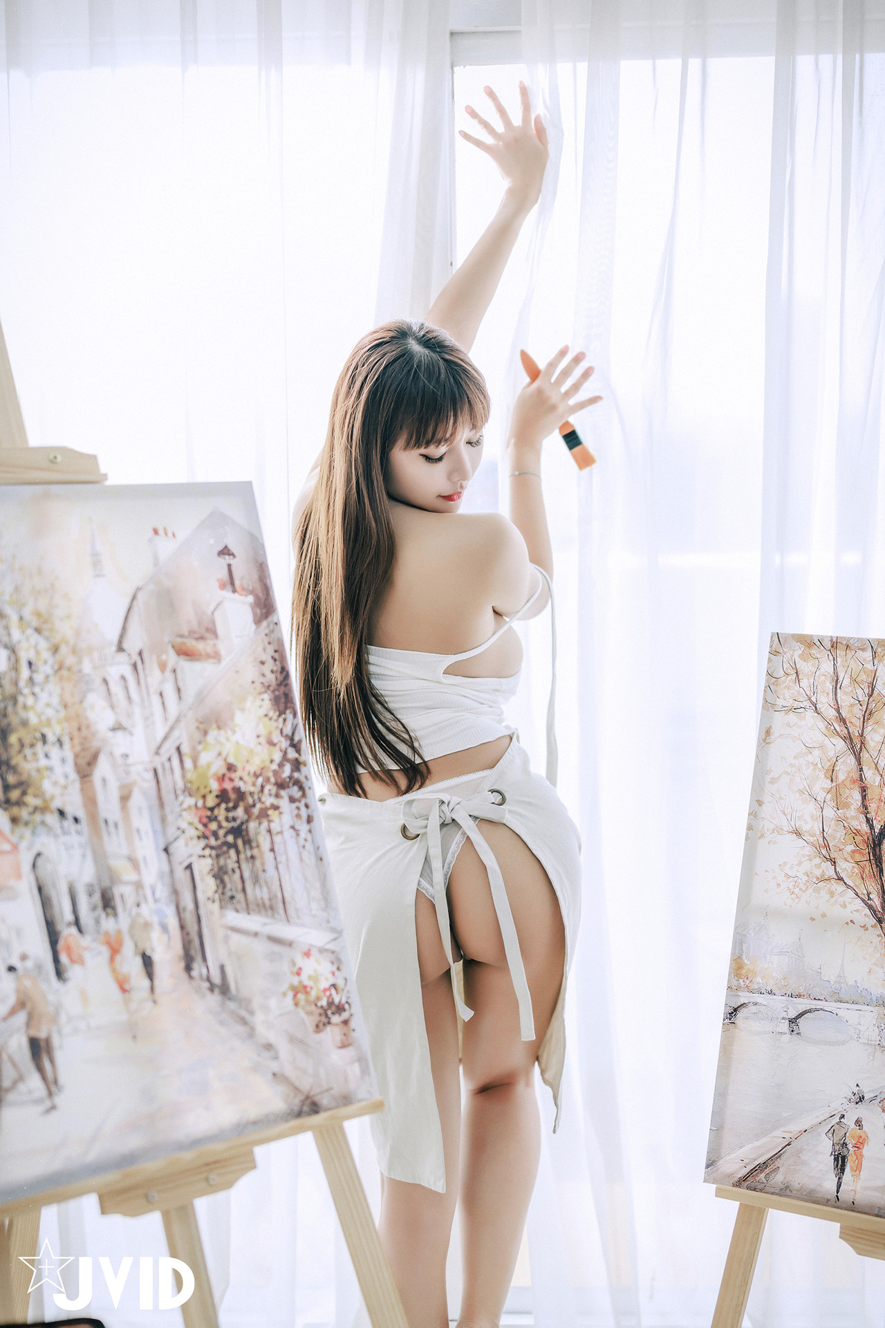 JVID Lele 乐乐 – 热爱榨精的漫画家-艺术家-生日限定尺度 Set.01