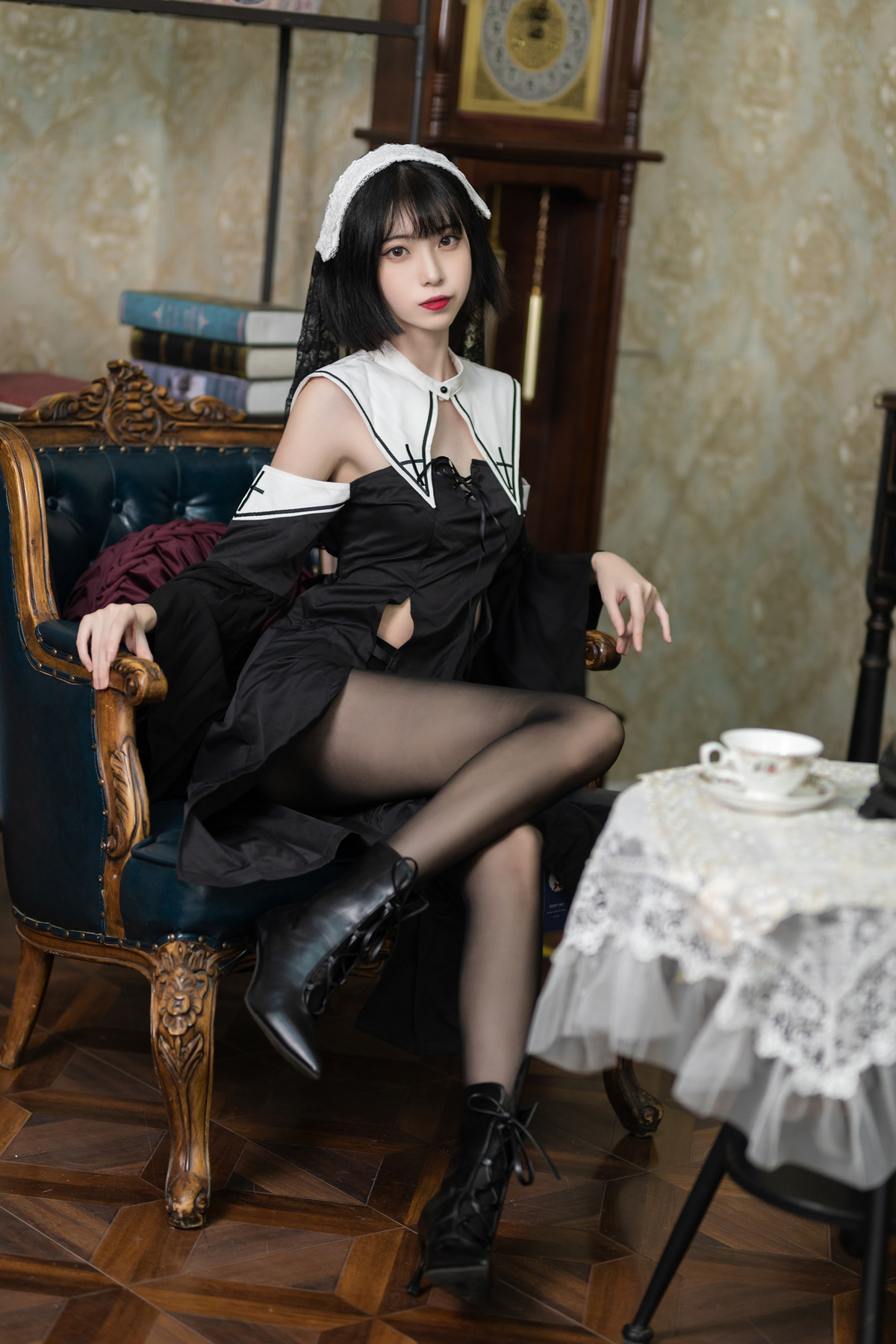 Cosplay 许岚LAN – 暗黑修女