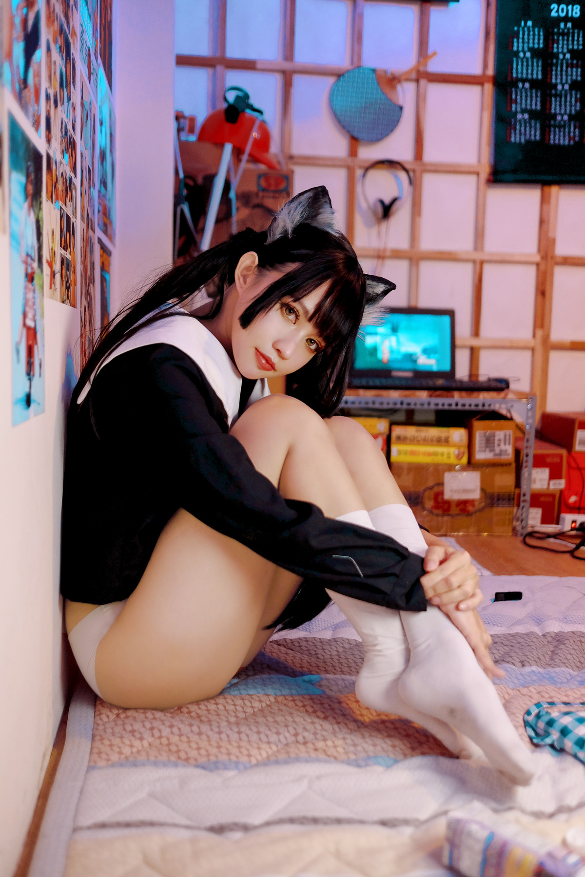 Cosplay PingPing平平 – Kuroneko