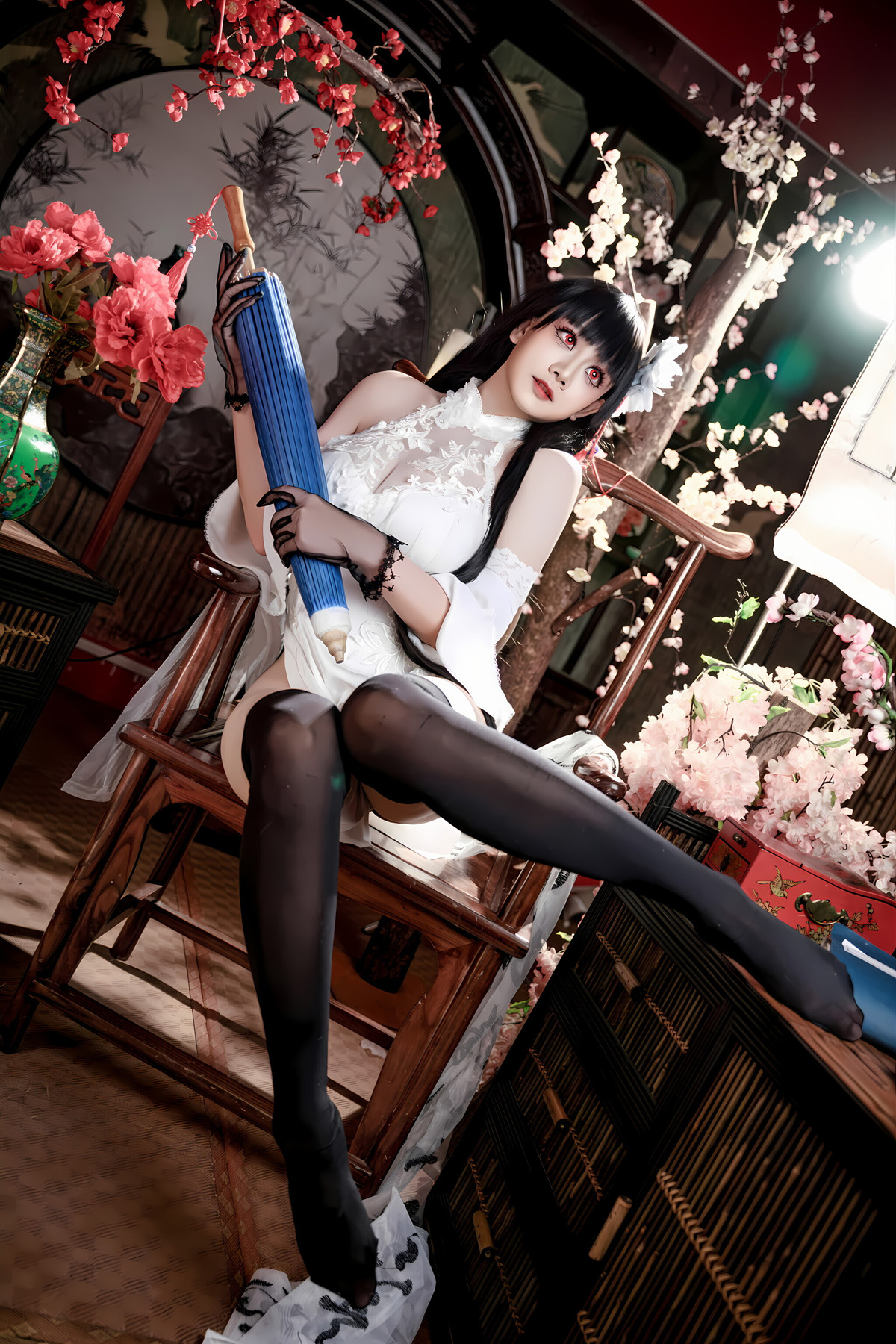 Cosplay 阿雪雪 – 碧蓝航线 逸仙 中式 Set.01