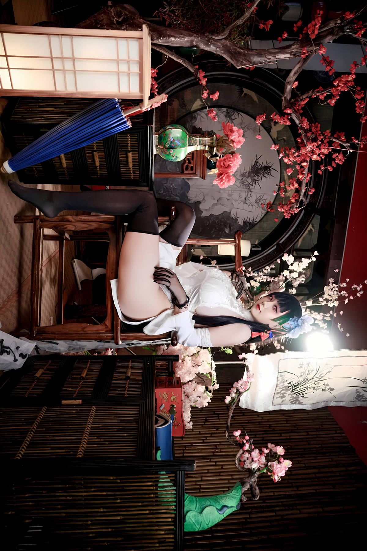 Cosplay 阿雪雪 – 碧蓝航线 逸仙 中式 Set.01
