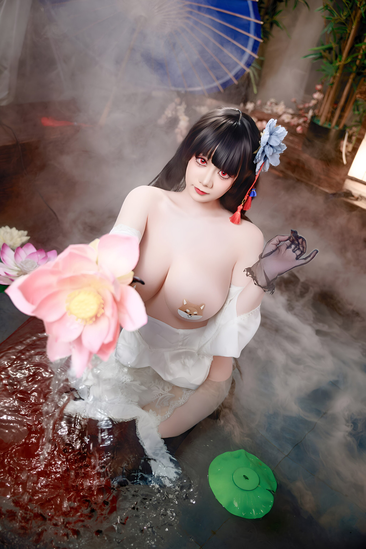 Cosplay 阿雪雪 – 碧蓝航线 逸仙 中式 Set.02