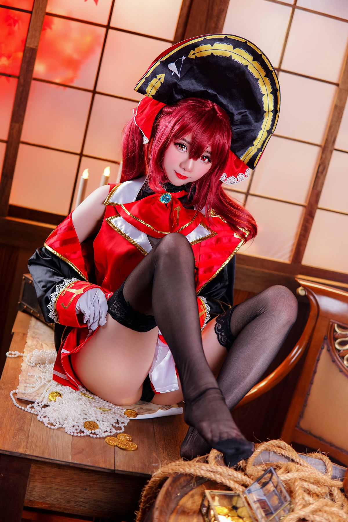 Cosplay Sally多啦雪 – Houshou Marine 宝鐘マリン