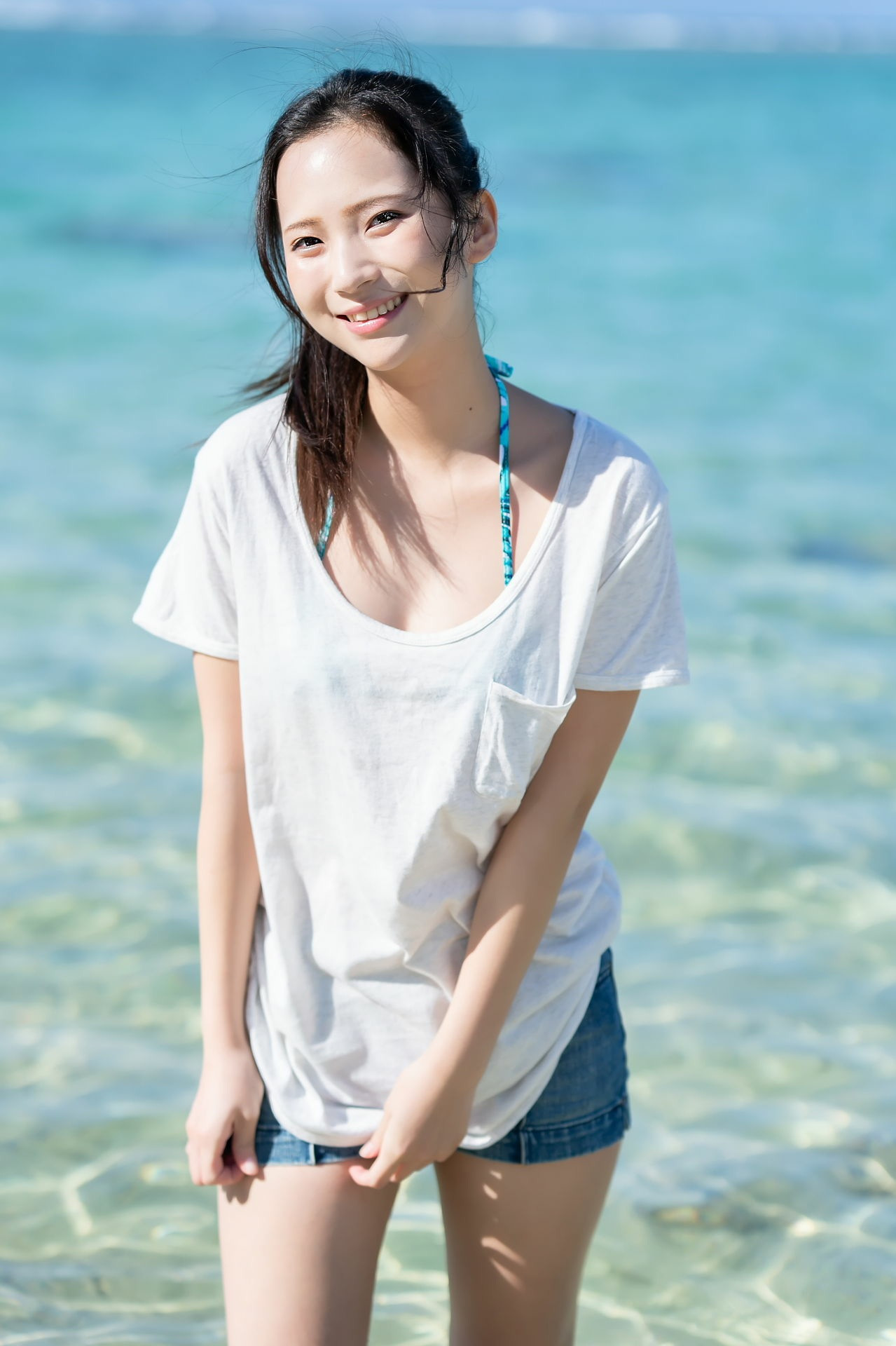 Miho Machiyama 街山みほ, idolpost 写真集 「煌めく紺碧の」 Set.01
