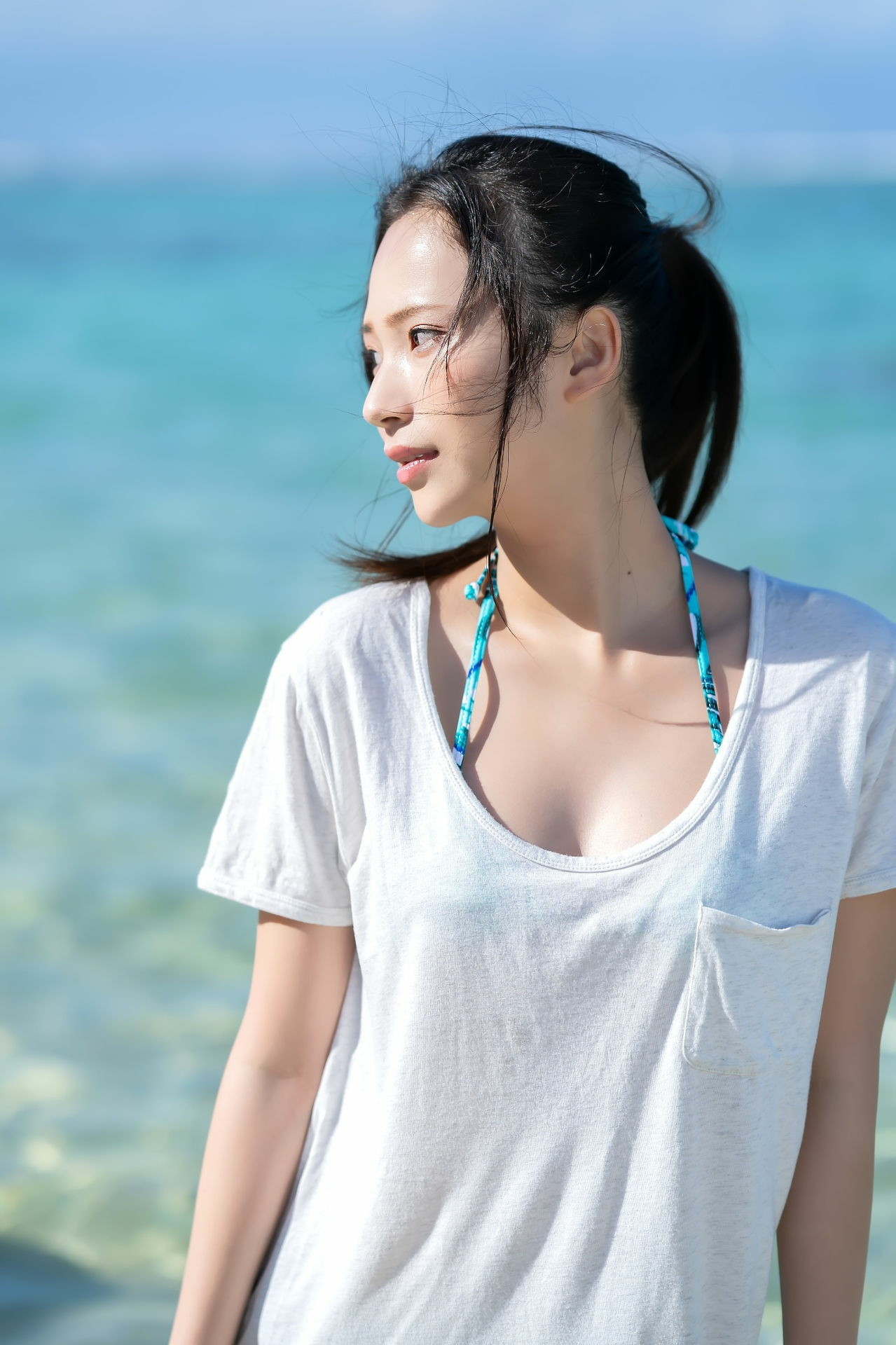 Miho Machiyama 街山みほ, idolpost 写真集 「煌めく紺碧の」 Set.01
