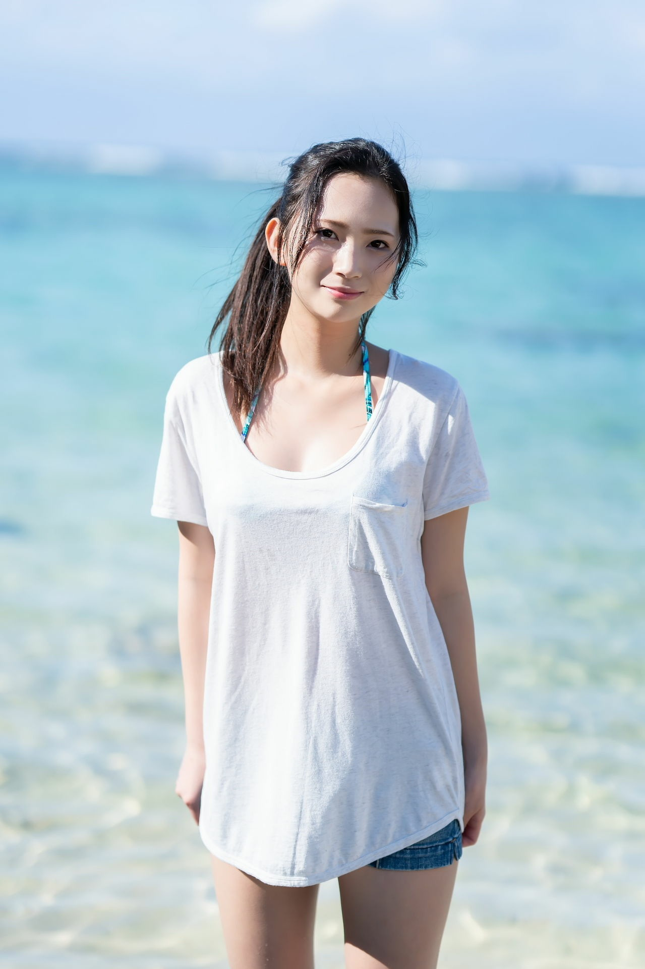 Miho Machiyama 街山みほ, idolpost 写真集 「煌めく紺碧の」 Set.01