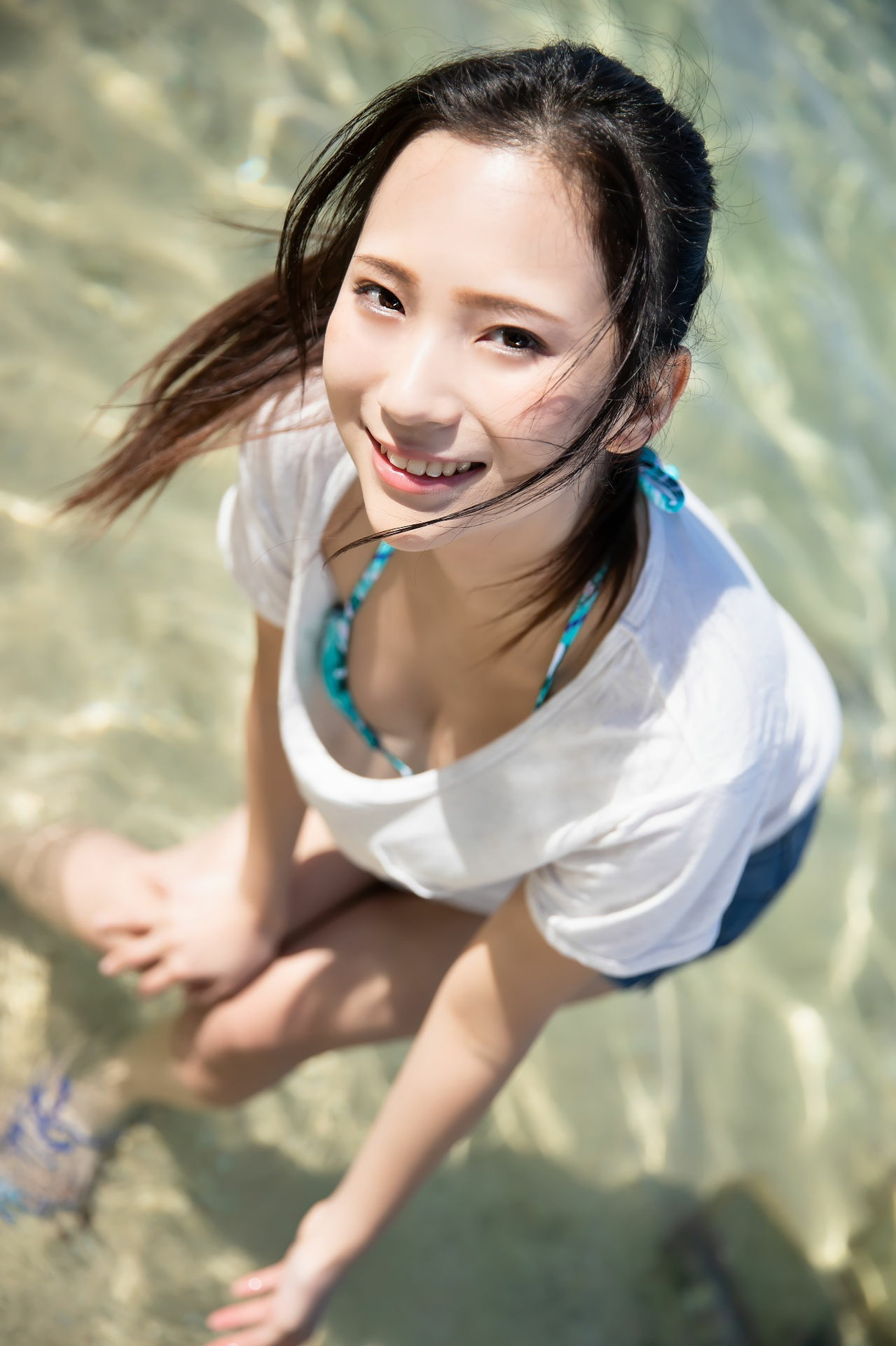Miho Machiyama 街山みほ, idolpost 写真集 「煌めく紺碧の」 Set.01