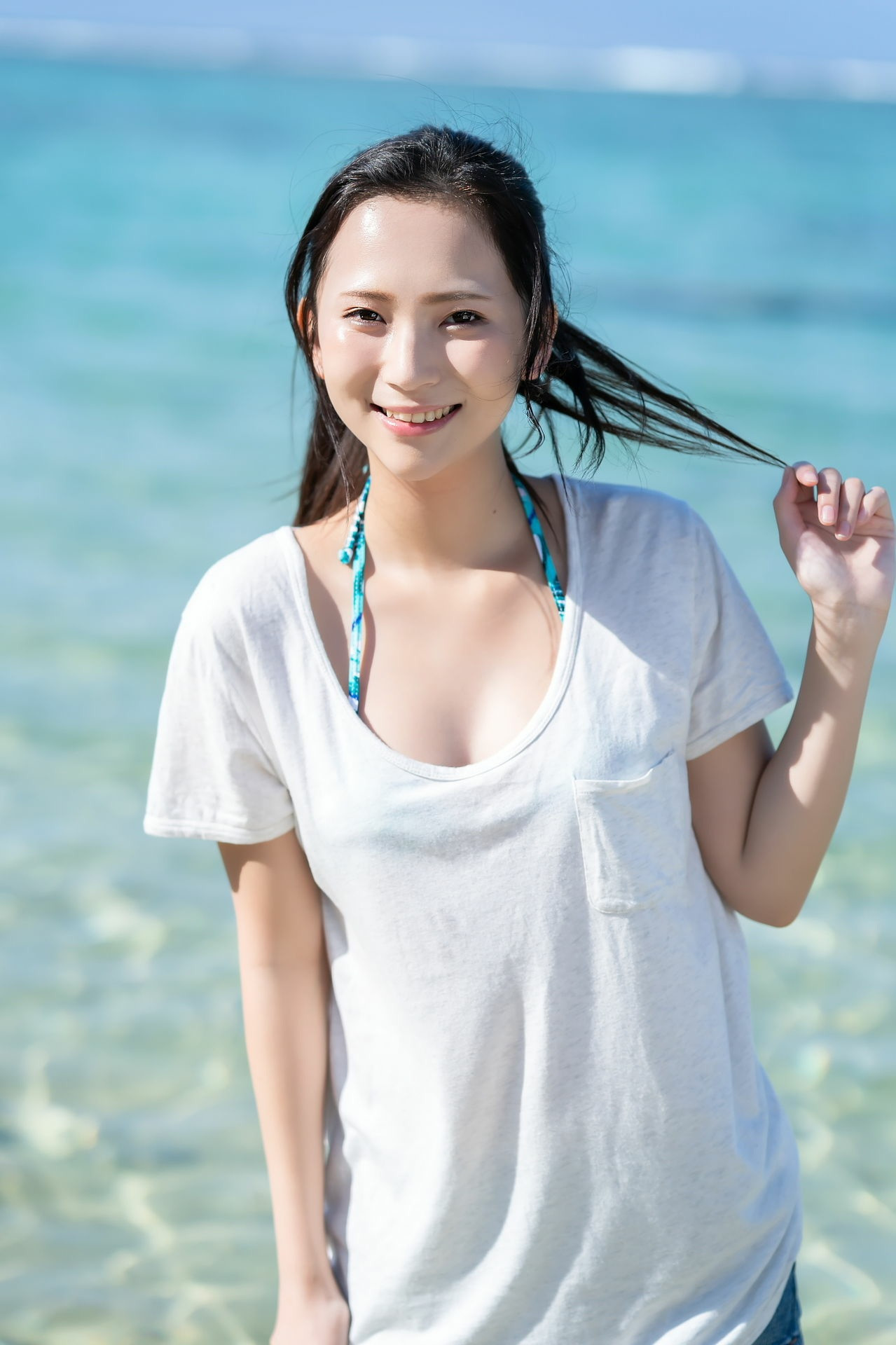 Miho Machiyama 街山みほ, idolpost 写真集 「煌めく紺碧の」 Set.01