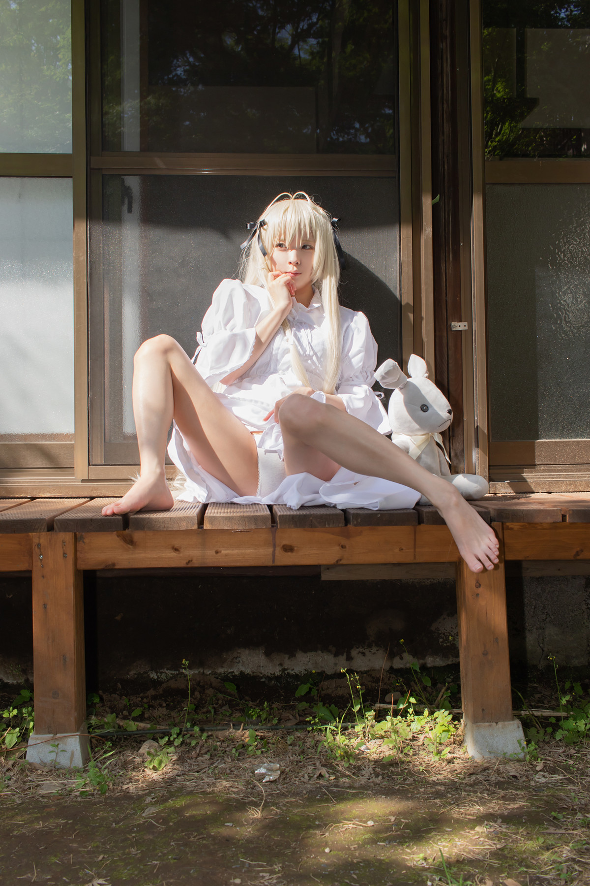 Meruru Amanogawa 天ノ川めるる, 写真集 Ebichiri☆Teikoku 「キミトイクソラ」 Set.01