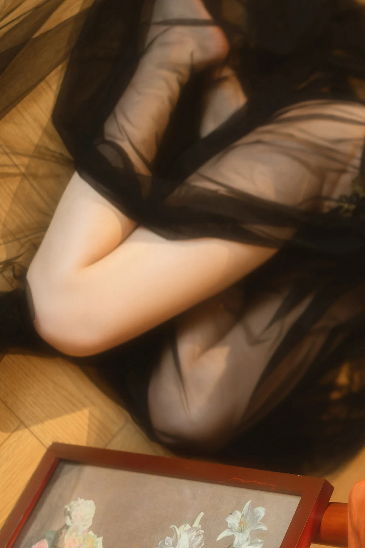 Cosplay 许岚LAN – 纯欲黑纱