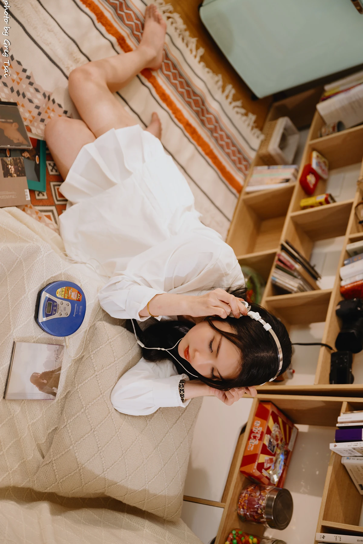 Cosplay 米浆 – 卧室百褶裙 Set.02