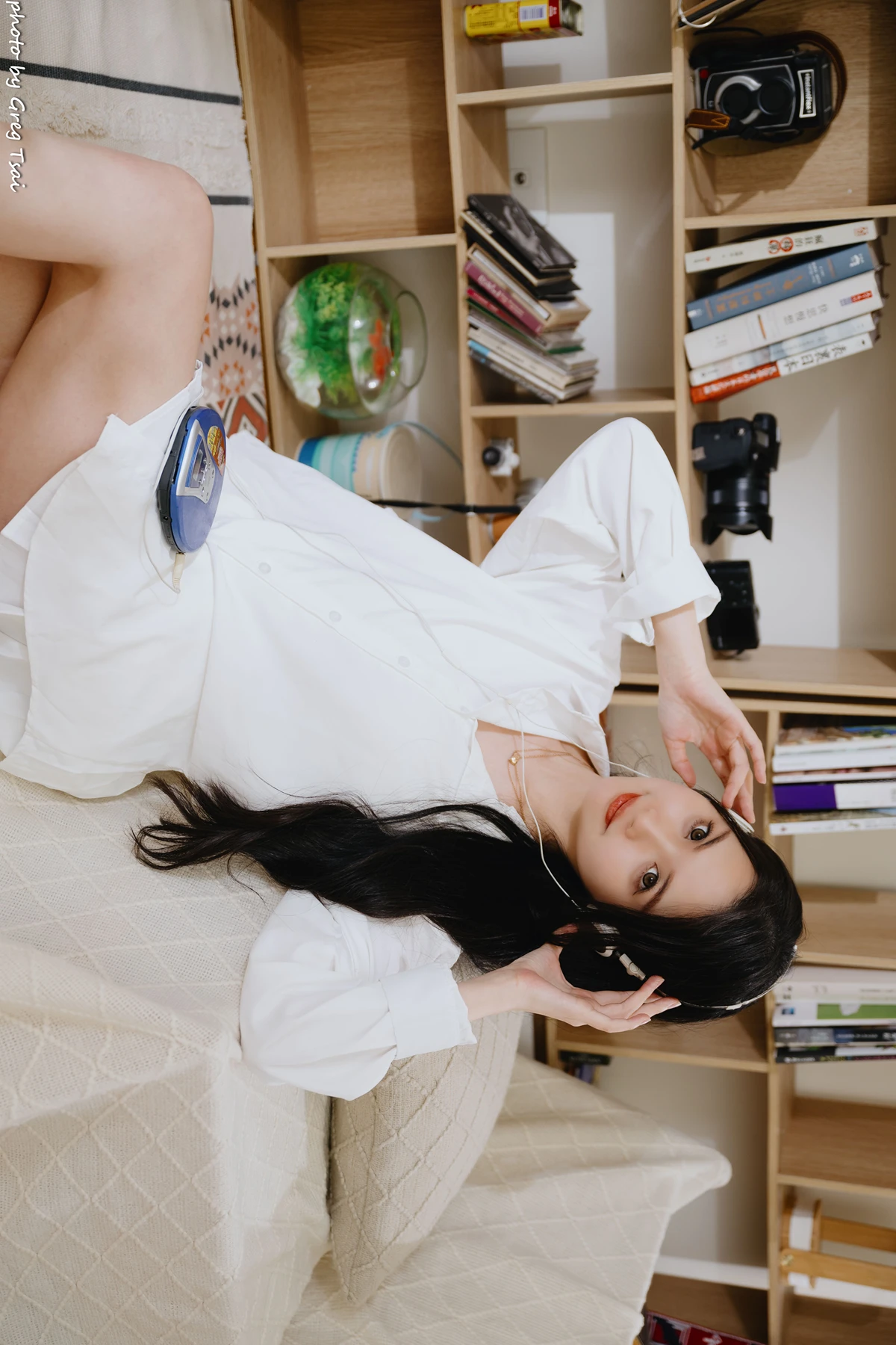 Cosplay 米浆 – 卧室百褶裙 Set.02