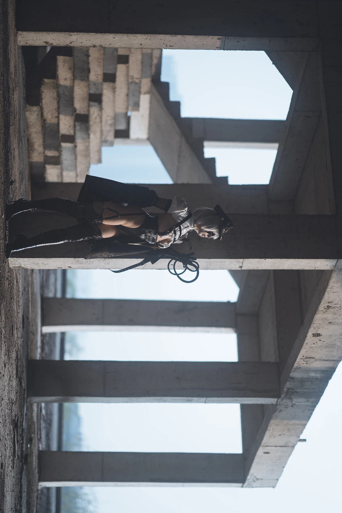Cosplay 云溪溪Yunx1x1 & 奶桃 – 2B本 YoRHa No.2 Type B 上 Set.01