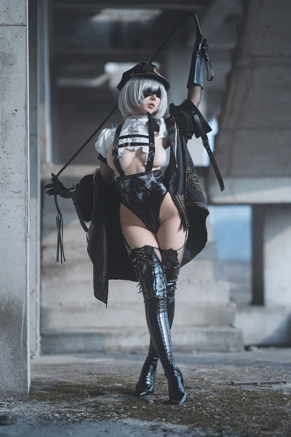 Cosplay 云溪溪Yunx1x1 & 奶桃 – 2B本 YoRHa No.2 Type B 上 Set.01