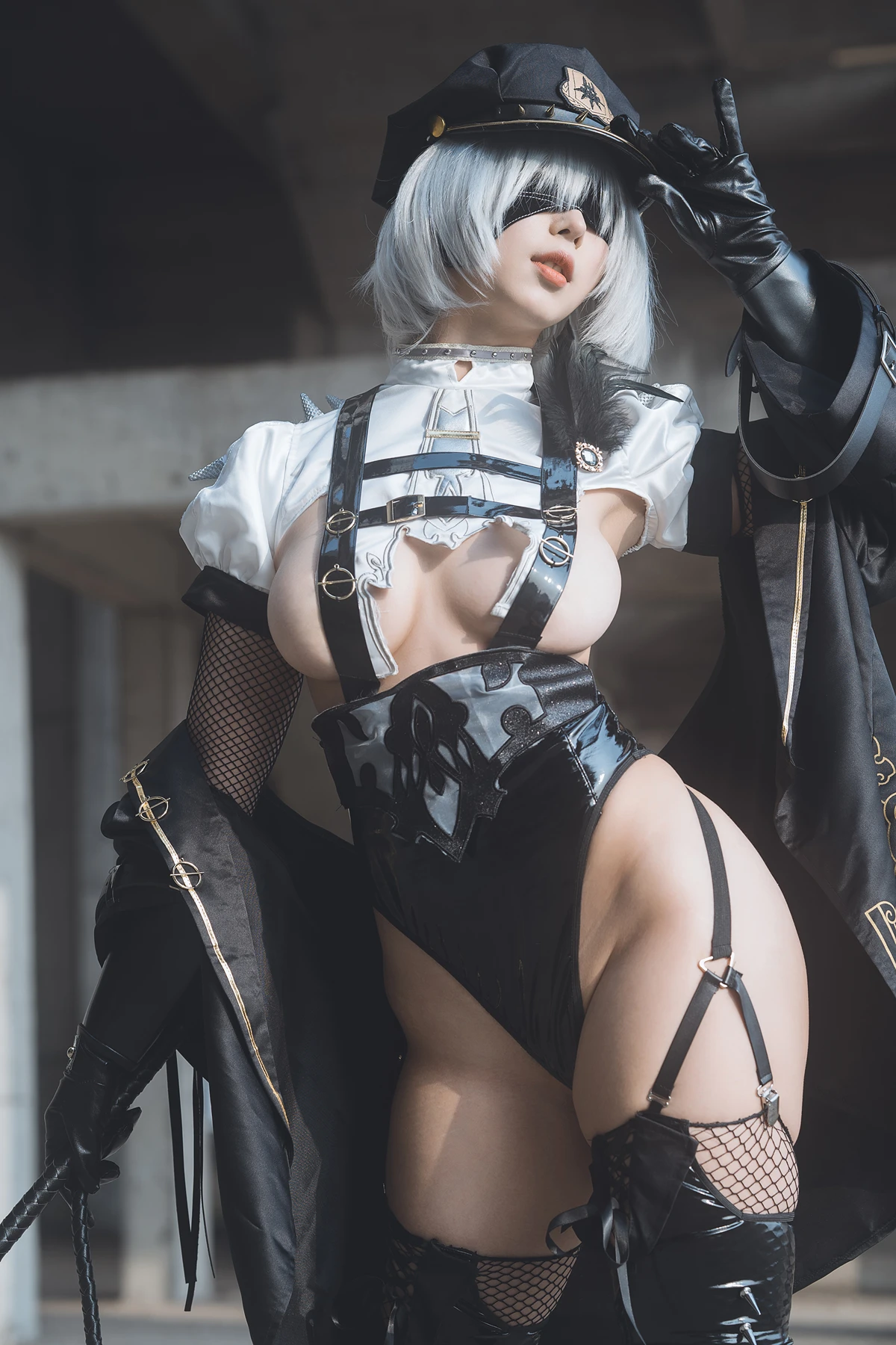 Cosplay 云溪溪Yunx1x1 & 奶桃 – 2B本 YoRHa No.2 Type B 上 Set.01