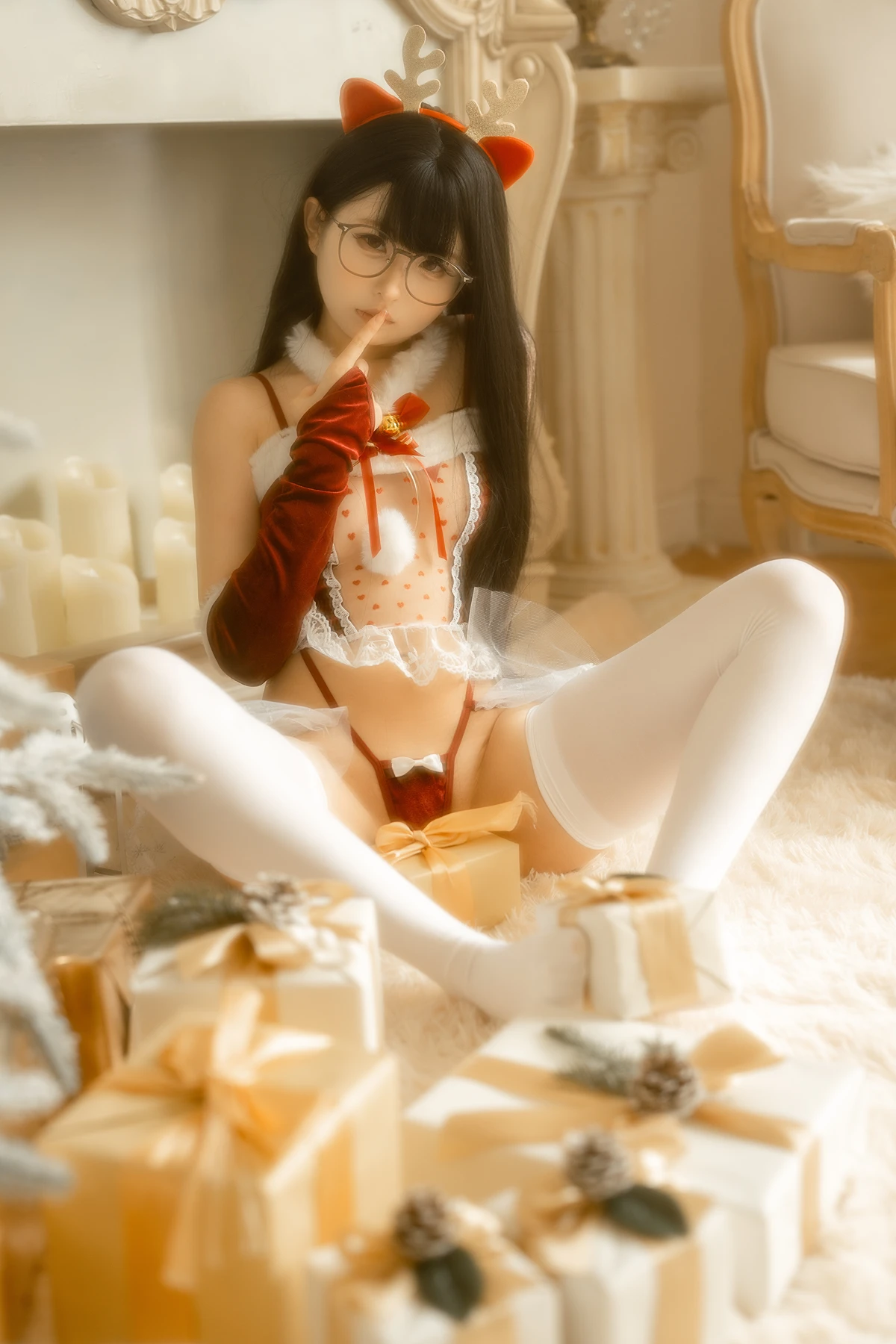 Cosplay 幼水铃衣 – 圣诞小鹿