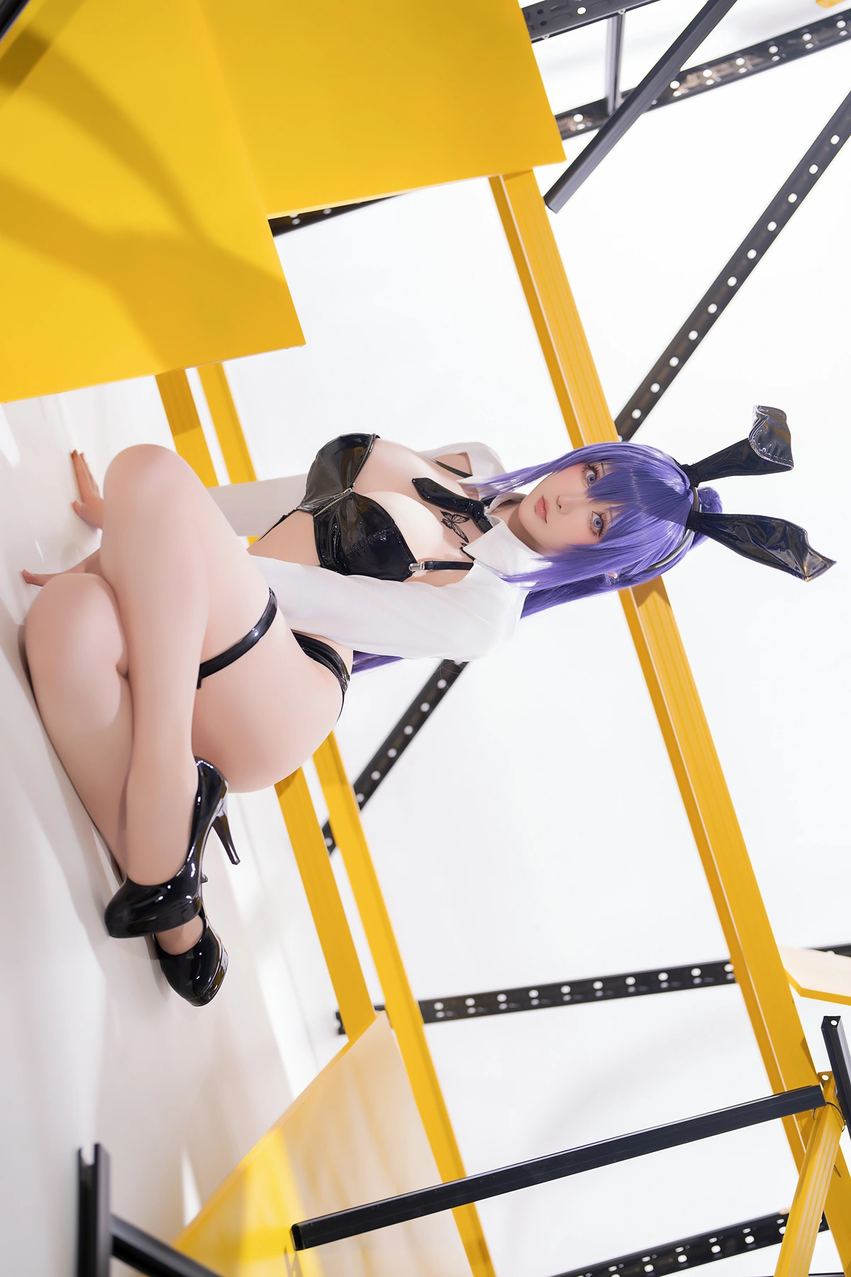 Cosplay 星之迟迟Hoshilily – 尼尔同人 2B学姐服