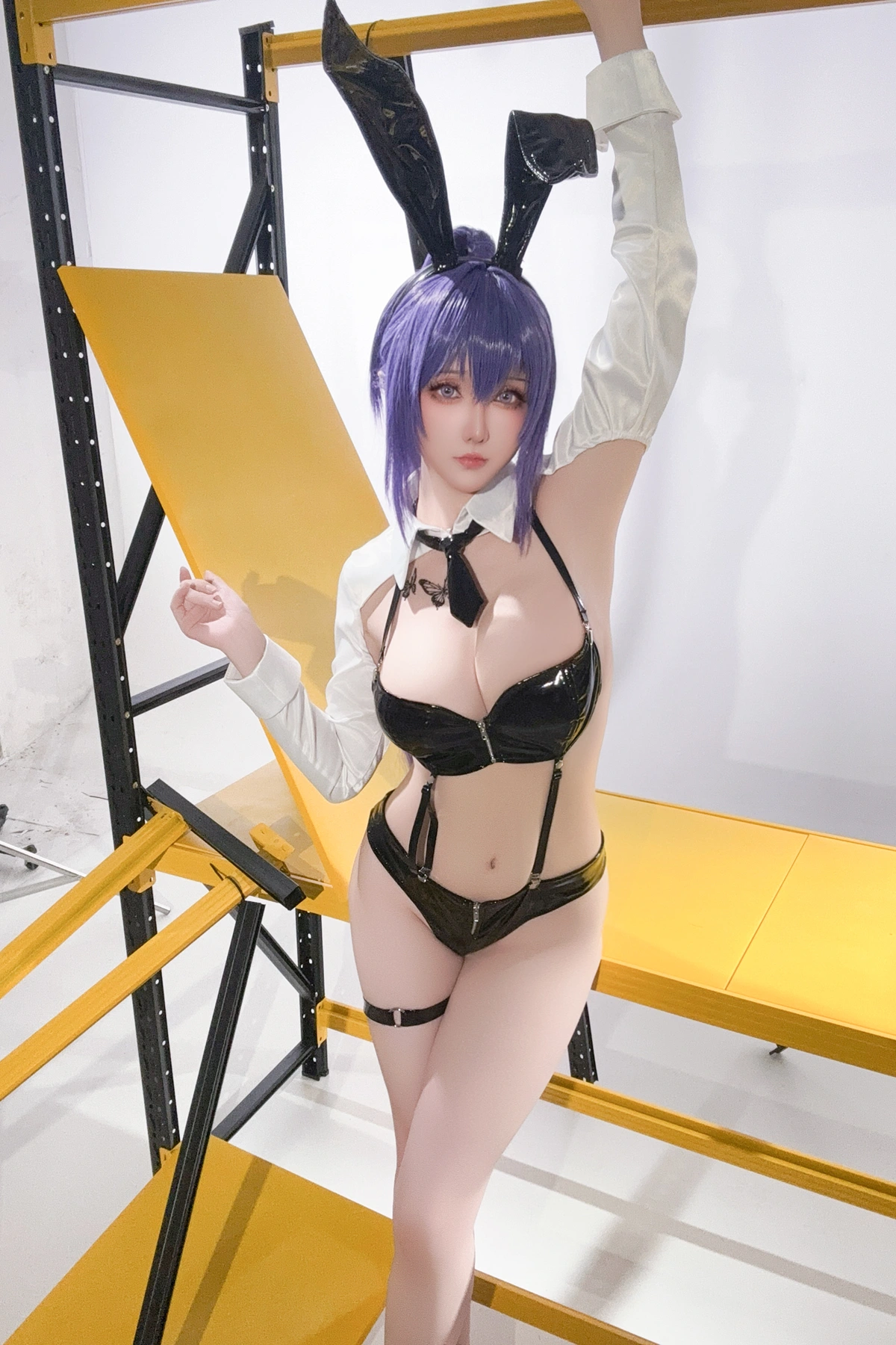 Cosplay 星之迟迟Hoshilily – 尼尔同人 2B学姐服