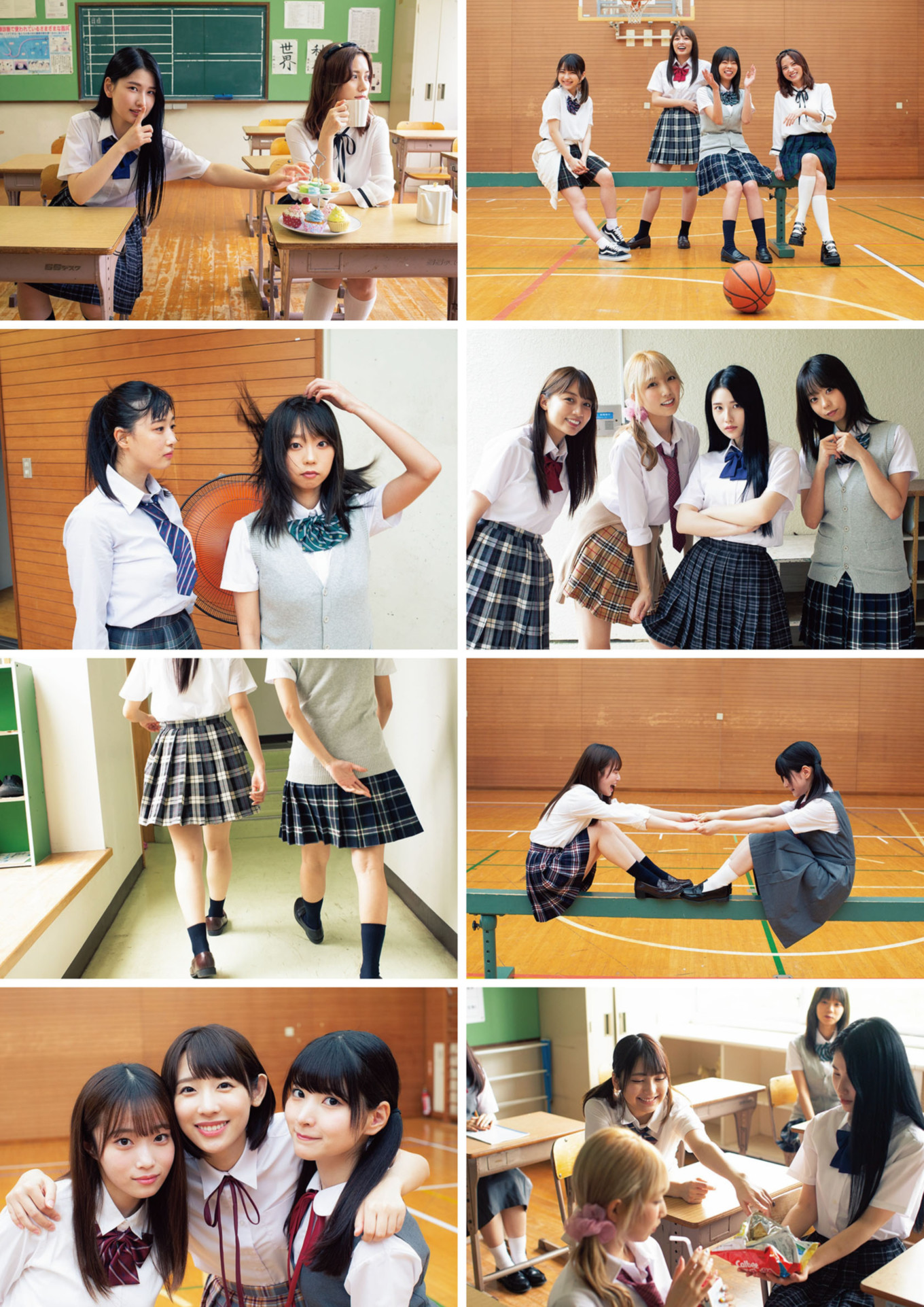 Mio Minato 水湊みお, Rui Takanashi 小鳥遊るい, ENTAME増刊 2021.10 魁!! ゼロイチ学園ビジュアルブック