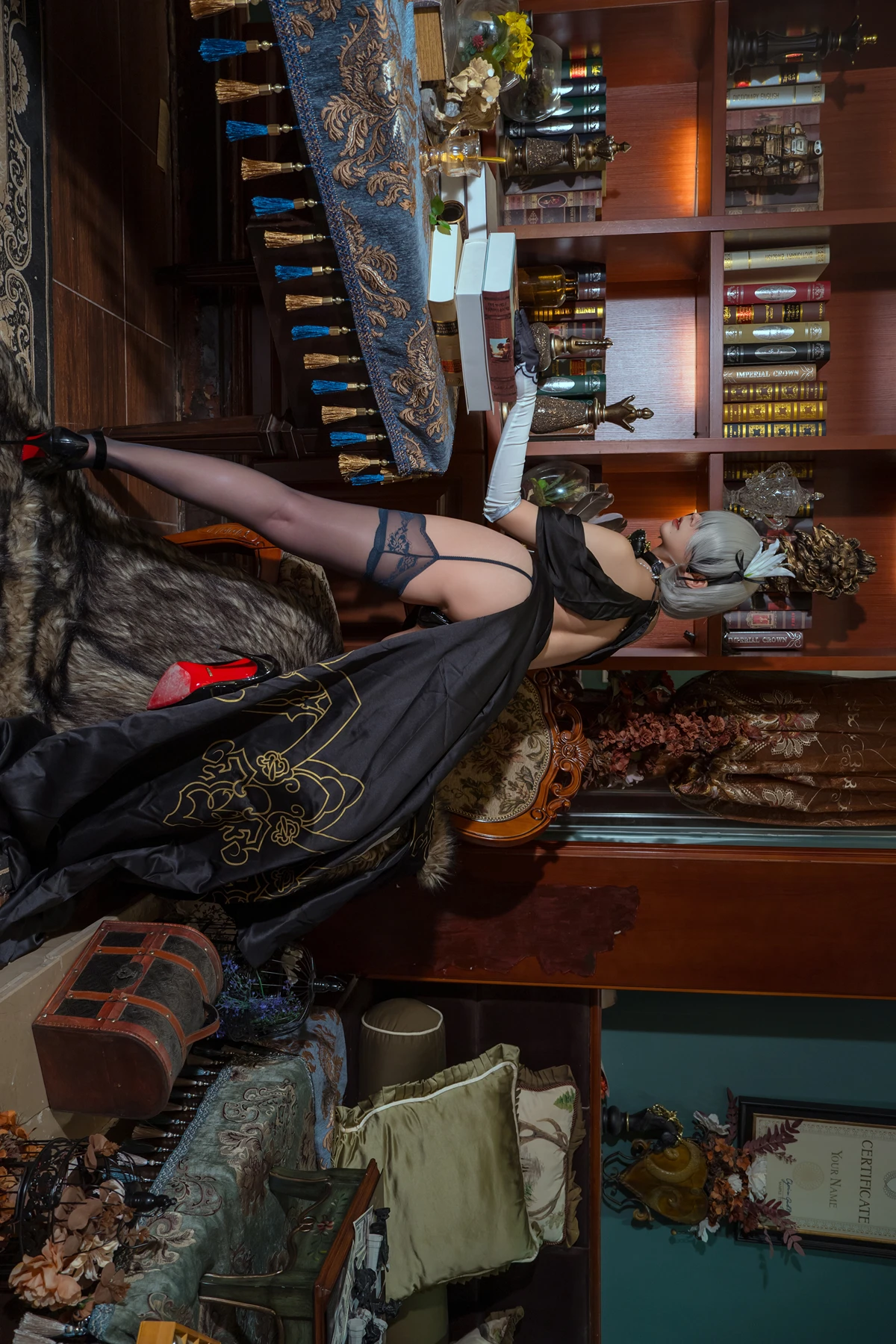 Cosplay 云溪溪Yunx1x1 & 奶桃 – 2B本 YoRHa No.2 Type B 下 Set.02