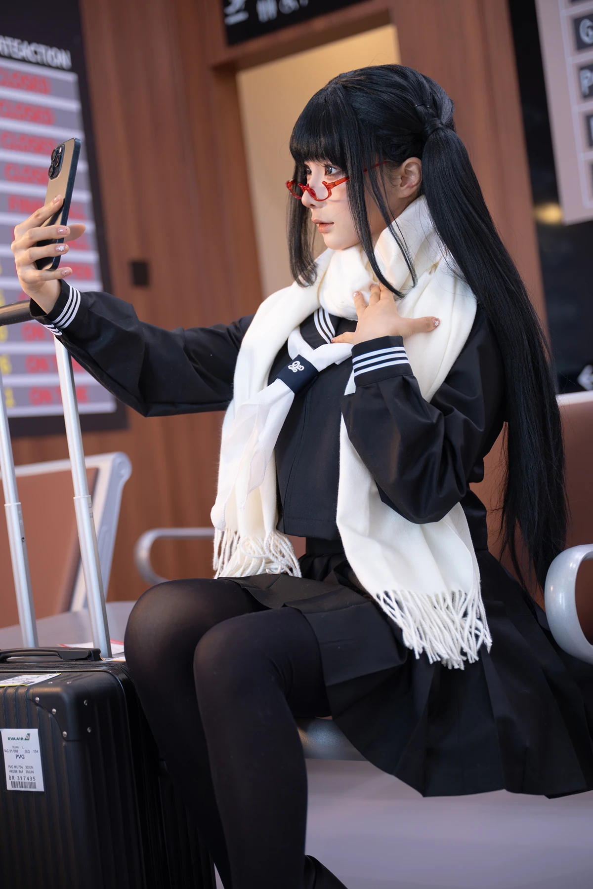 Cosplay 蠢沫沫Chunmomo – 黄推博主的秘密 A Set.01