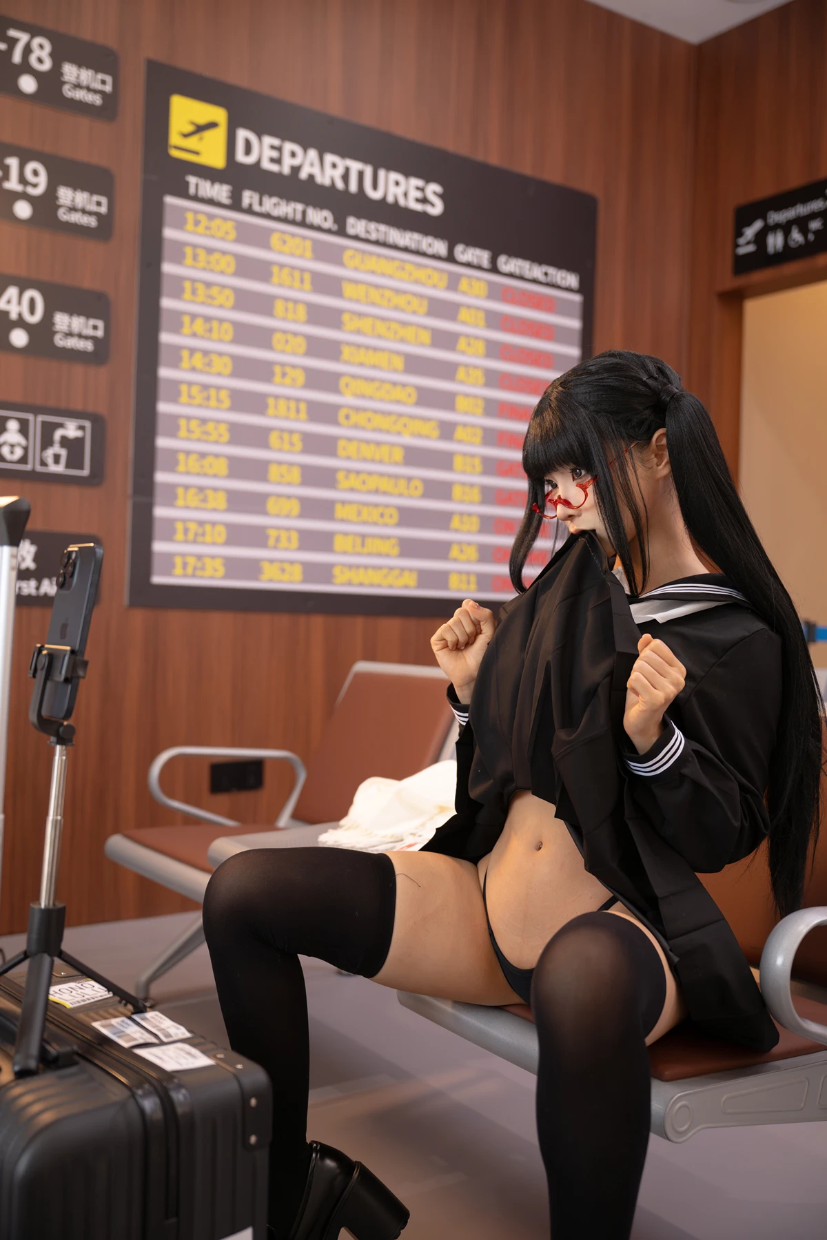 Cosplay 蠢沫沫Chunmomo – 黄推博主的秘密 A Set.01