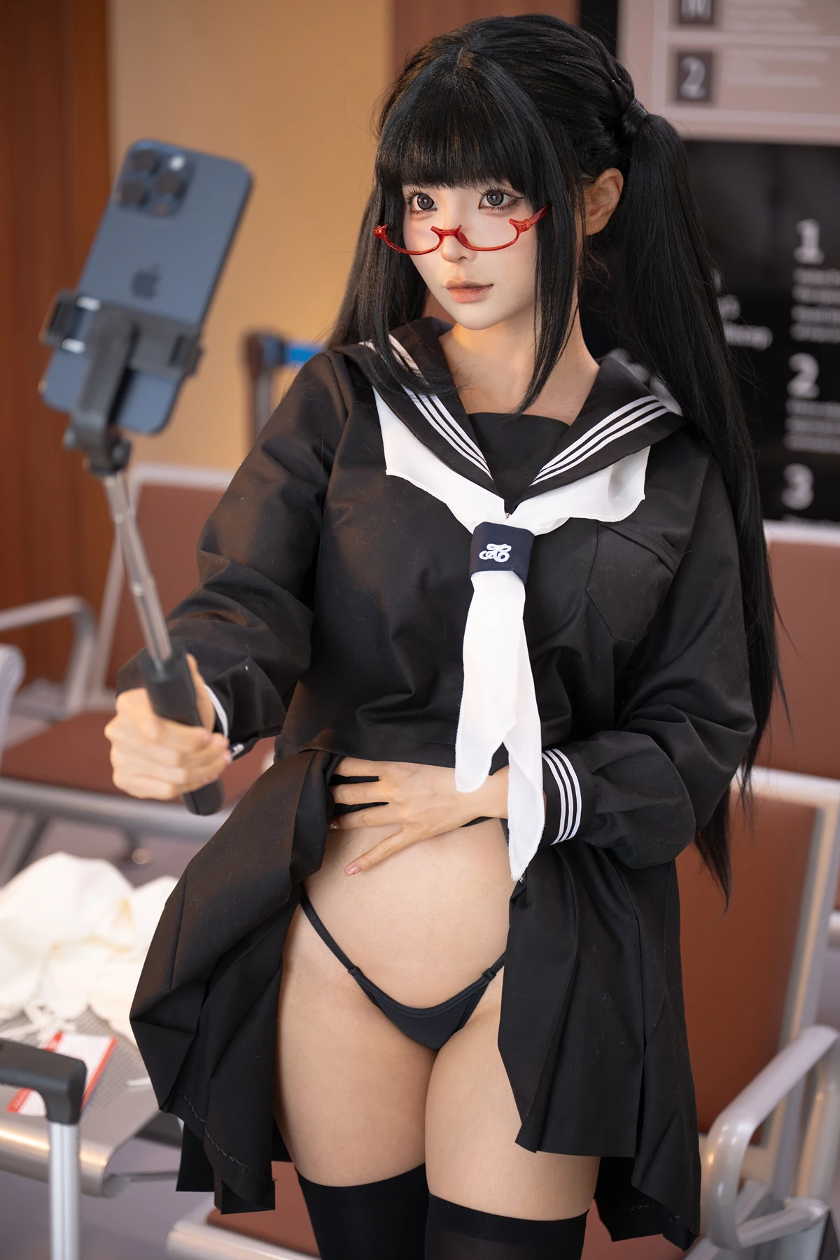 Cosplay 蠢沫沫Chunmomo – 黄推博主的秘密 A Set.01