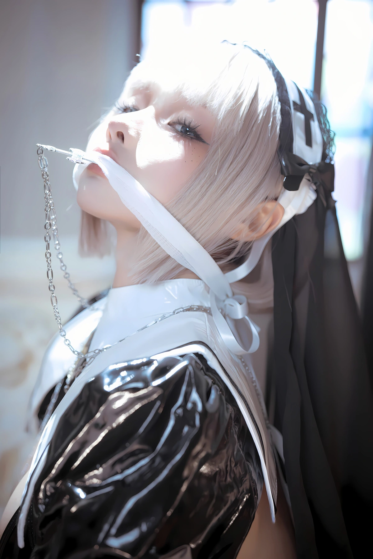 Cosplay 蠢沫沫Chunmomo – 黑修女 Set.01
