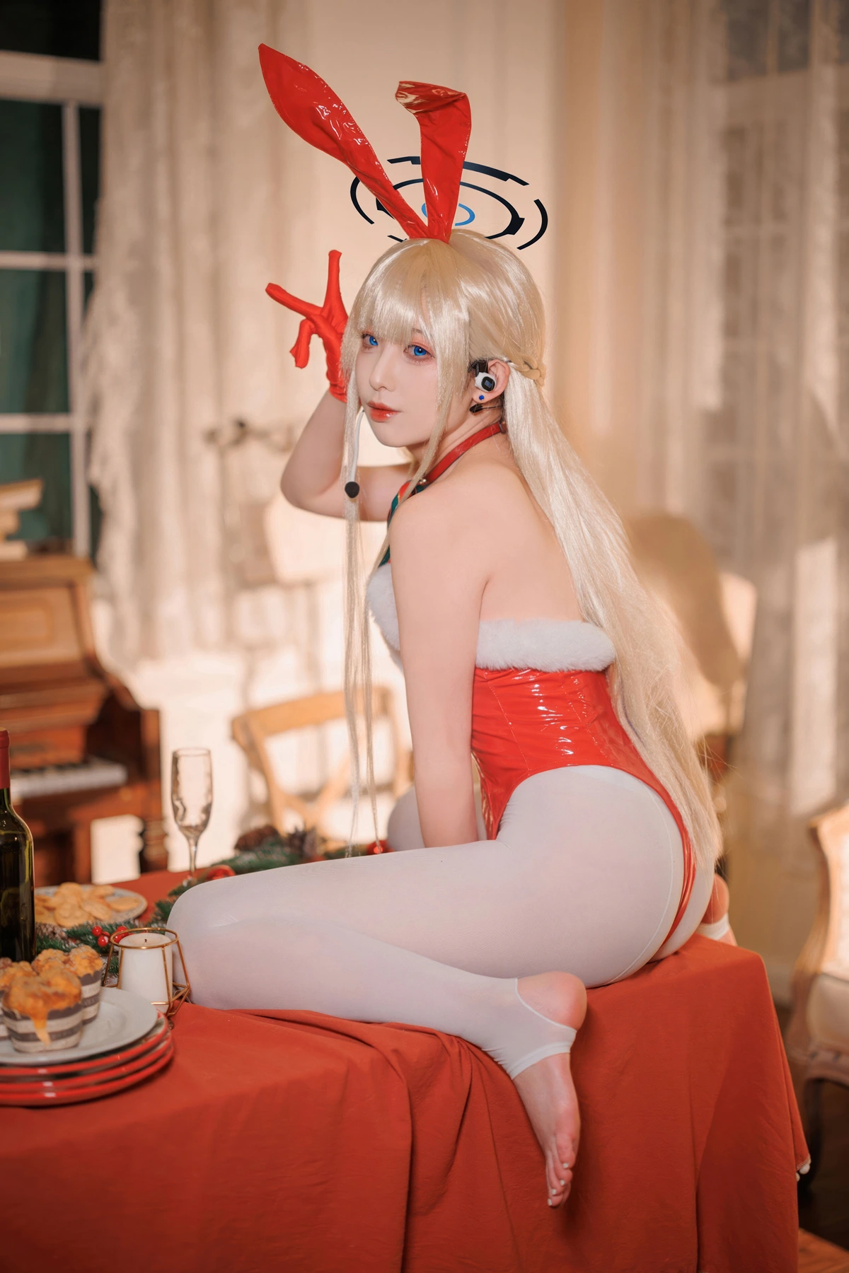 Cosplay 封疆疆v – 蔚蓝档案 飞鸟马时 圣诞