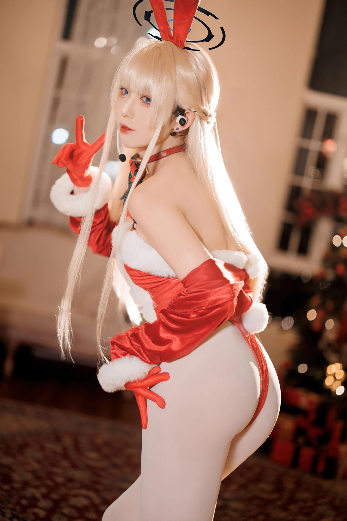 Cosplay 封疆疆v – 蔚蓝档案 飞鸟马时 圣诞