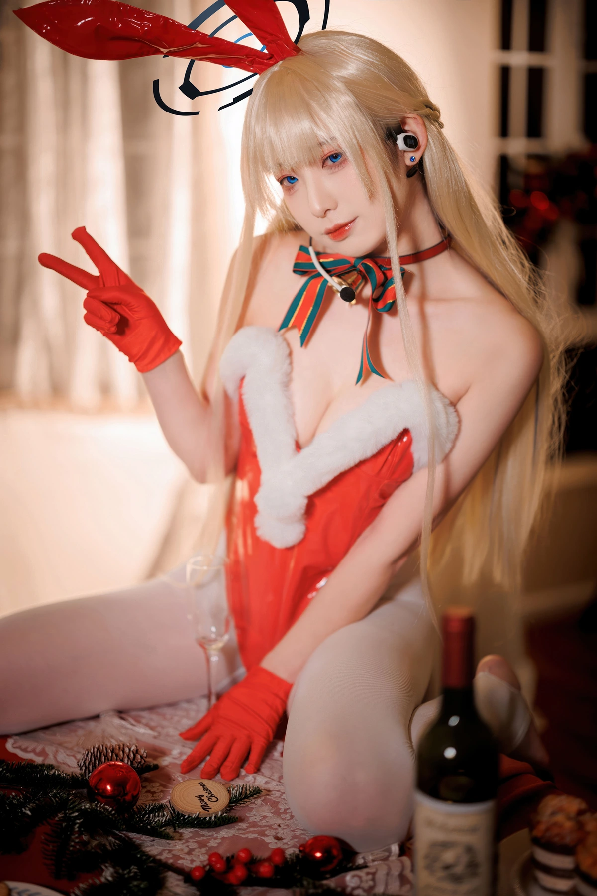 Cosplay 封疆疆v – 蔚蓝档案 飞鸟马时 圣诞