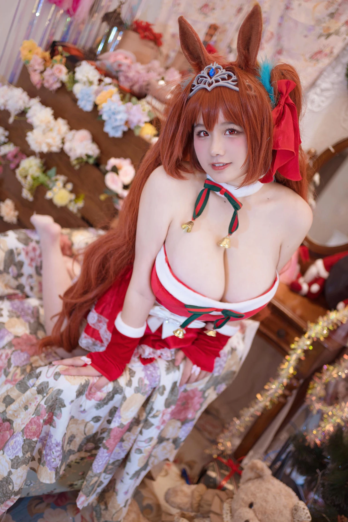 Cosplay 阿半今天很开心 – 赛马娘 大和赤骥·绯红的星落之夜