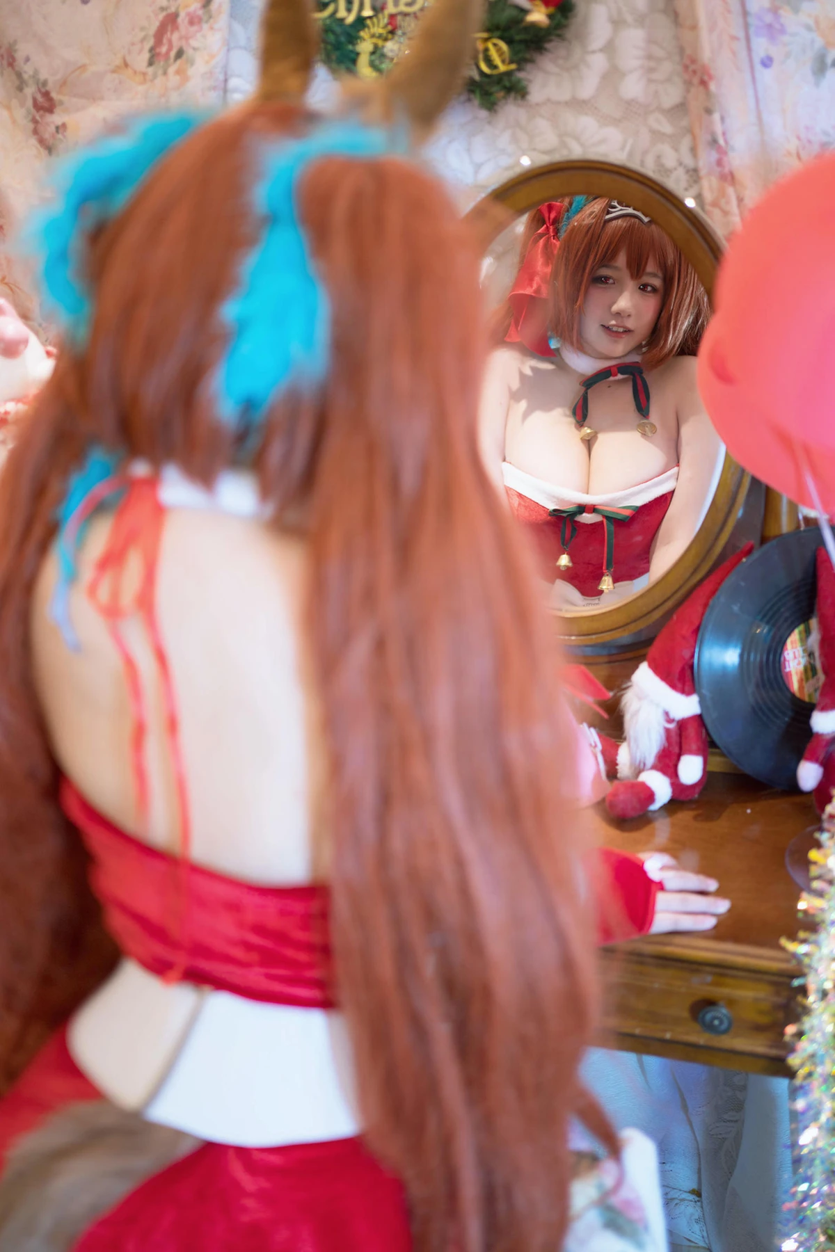 Cosplay 阿半今天很开心 – 赛马娘 大和赤骥·绯红的星落之夜